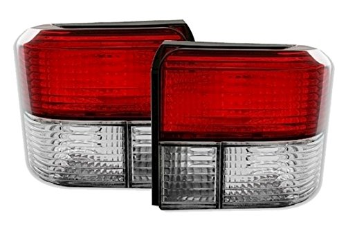 AD Tuning 960171 Rückleuchten Set (2-teilig), Klarglas Rot Weiß von AD Tuning GmbH & Co. KG