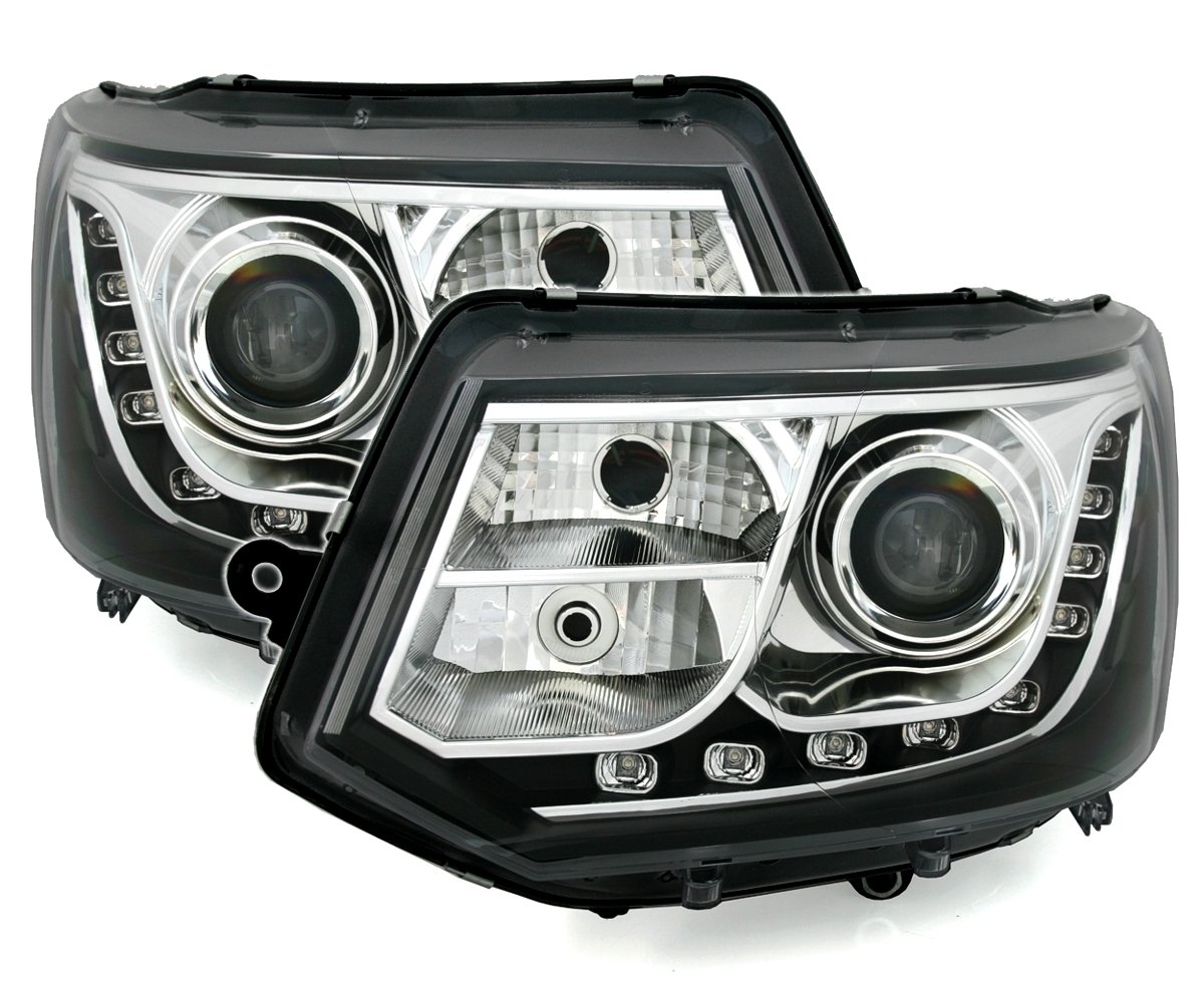 AD Tuning DEPO Scheinwerfer Set Schwarz mit LED Tagfahrlicht Stellmotoren AD Tuning DEPO Scheinwerfer Set Schwarz mit LED Tagfahrlicht Stellmotoren von AD Tuning GmbH & Co. KG