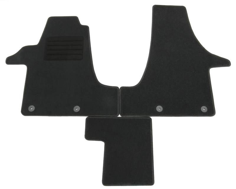 AD Tuning HG15625V Fußmatten Set (3-teilig) Autoteppiche mit 100% Passform von AD Tuning GmbH & Co. KG