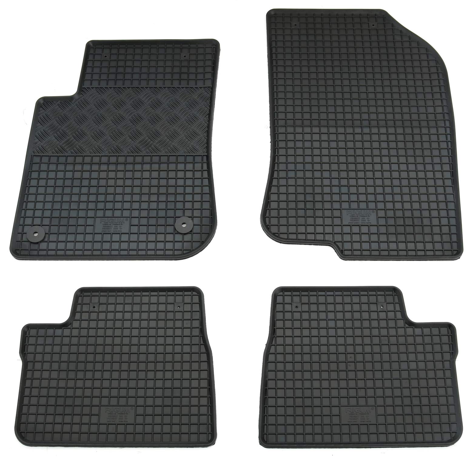 Gummi Fußmatten Set, 4teilig, Gummifußmatten Gummimatten Matten Gummi Fußmatten Set, 4teilig, Gummifußmatten Gummimatten Matten von AD Tuning GmbH & Co. KG