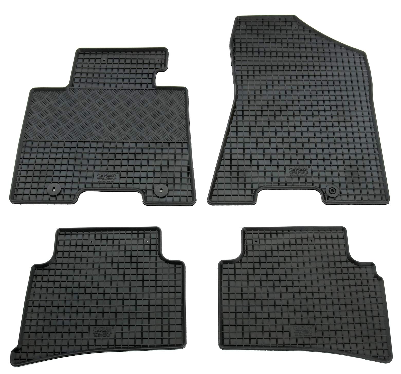 Gummi Fußmatten Set, 4teilig, Gummifußmatten Gummimatten Matten Gummi Fußmatten Set, 4teilig, Gummifußmatten Gummimatten Matten von AD Tuning GmbH & Co. KG