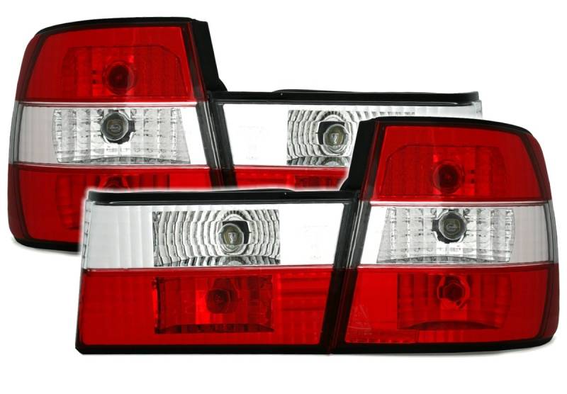 Depo Rückleuchten Set Klarglas Rot Weiß Heckleuchten Rücklichter von AD Tuning GmbH & Co. KG