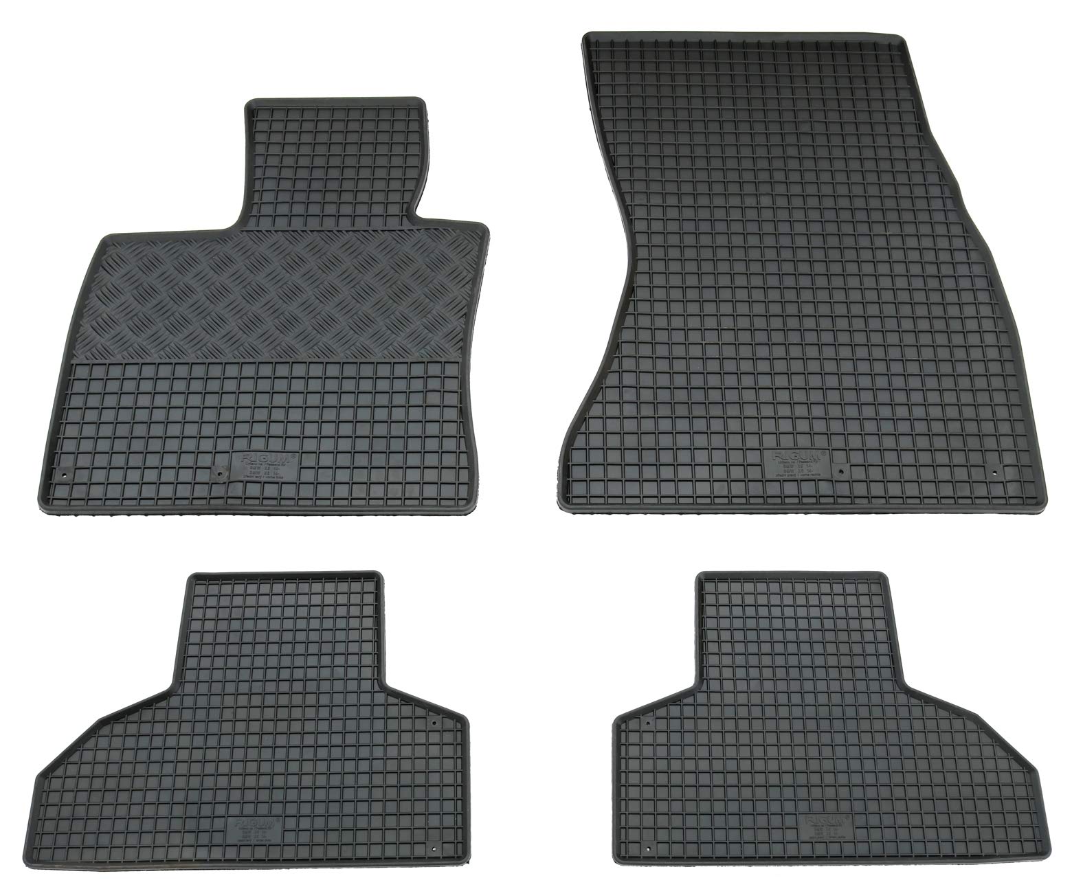 AD Tuning RI902945 Gummifußmatten Set (4-teilig) Gummi Fußmatten von AD Tuning GmbH & Co. KG