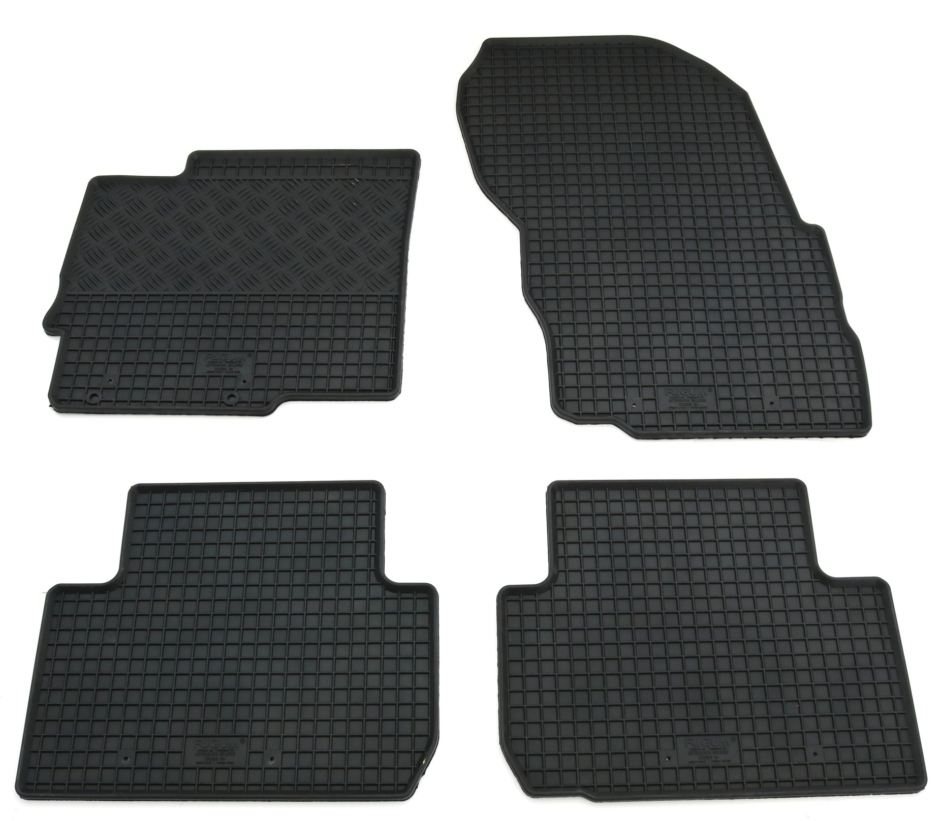 AD Tuning RI904482 Gummifußmatten Set (4-teilig), Gummi Fußmatten von AD Tuning GmbH & Co. KG