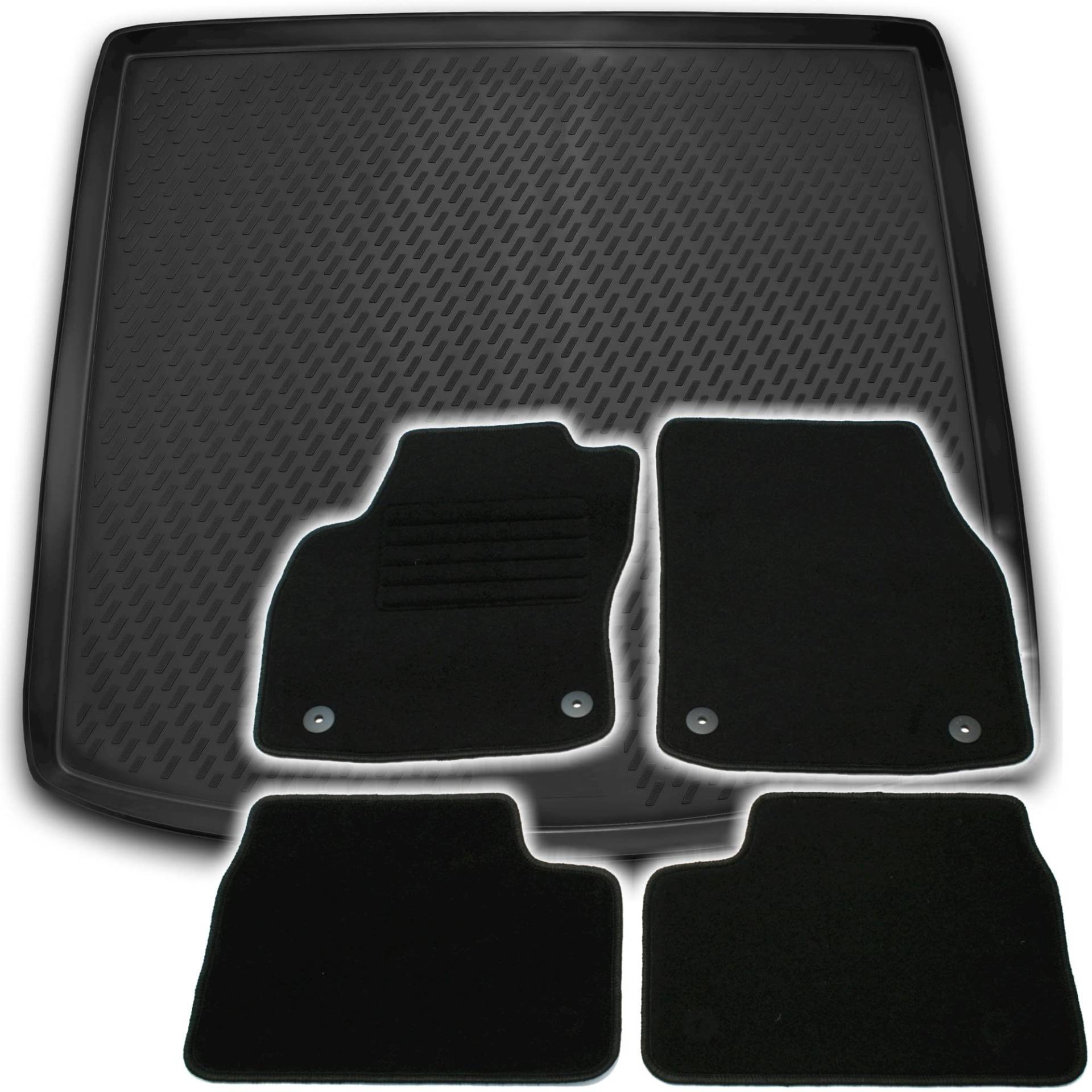 AD Tuning TM25003+HG10905 Gummi Kofferraumwanne Velours Fußmatten Set AD Tuning TM25003+HG10905 Gummi Kofferraumwanne Velours Fußmatten Set von AD Tuning GmbH & Co. KG