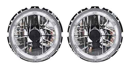 Depo Angel Eyes Scheinwerfer Set Klarglas Chrom mit Standlichtringe Fadenkreuz Depo Angel Eyes Scheinwerfer Set Klarglas Chrom mit Standlichtringe Fadenkreuz von AD Tuning GmbH & Co. KG