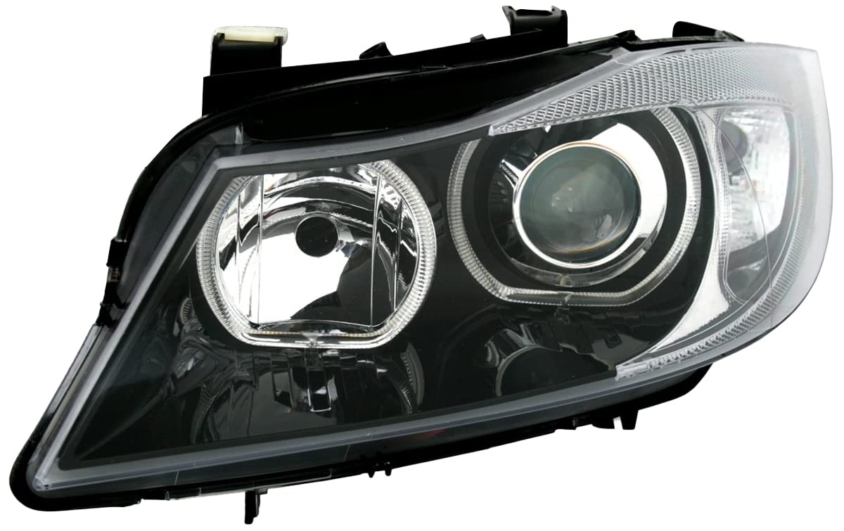 Depo Angel Eyes Scheinwerfer Set Schwarz mit LED weißen Standlichtringen Depo Angel Eyes Scheinwerfer Set Schwarz mit LED weißen Standlichtringen von AD Tuning GmbH & Co. KG