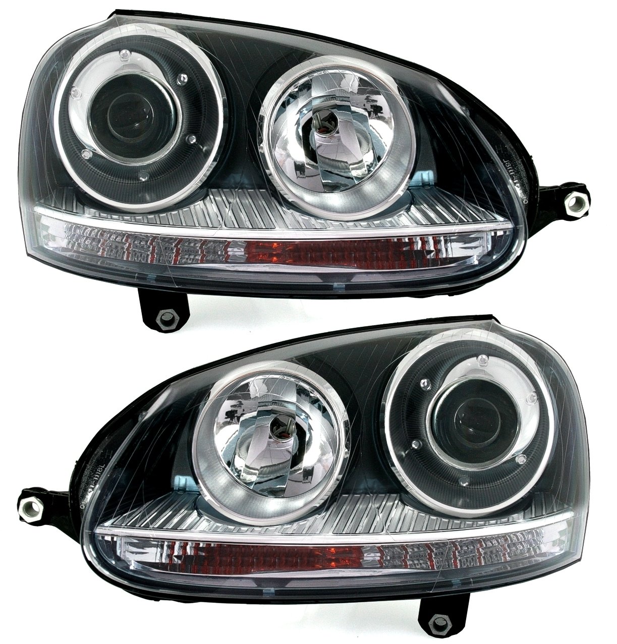 Depo Halogen Scheinwerfer Set Klarglas Schwarz GTI-Optik Depo Halogen Scheinwerfer Set Klarglas Schwarz GTI-Optik von AD Tuning GmbH & Co. KG