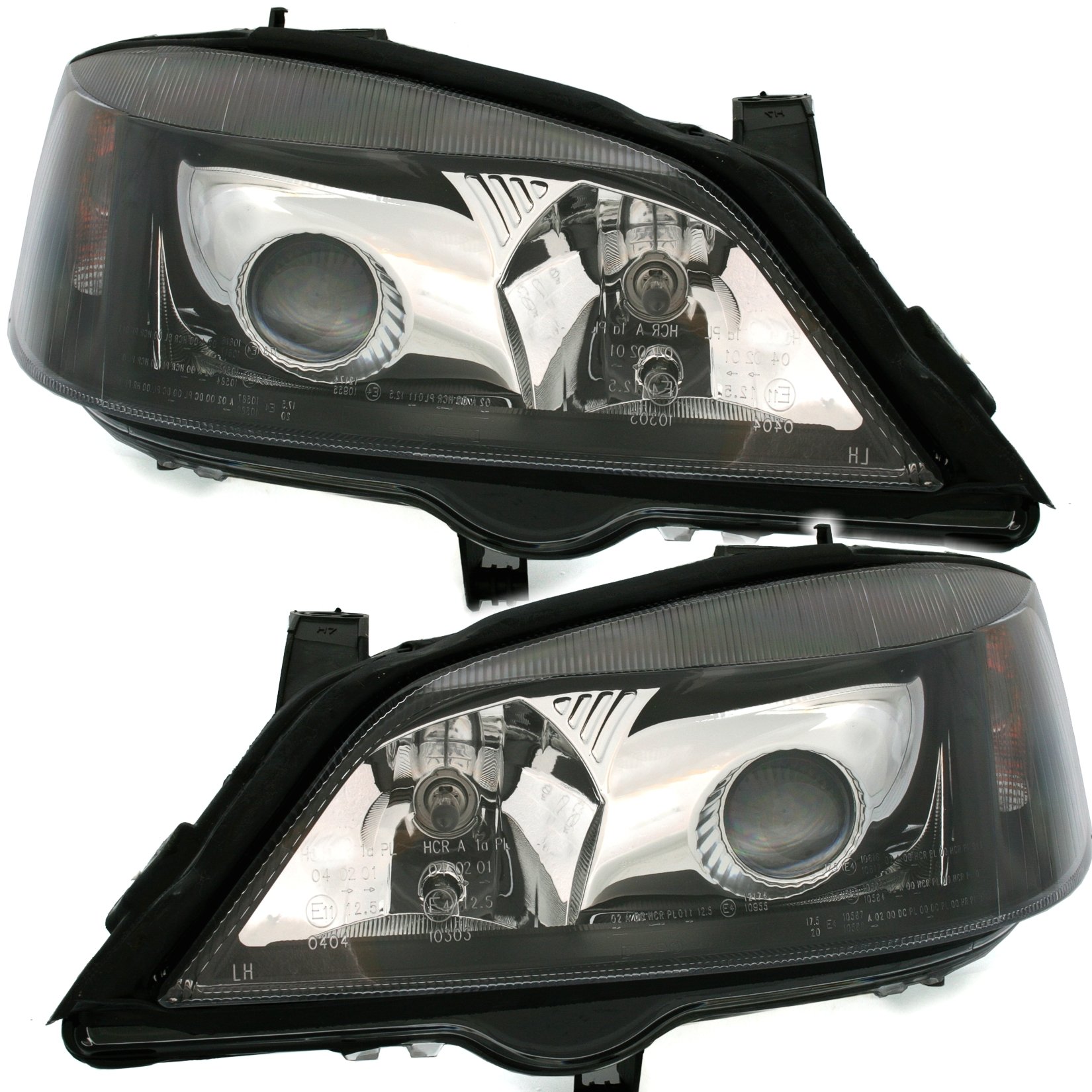 Depo Halogen Scheinwerfer Set Klarglas Schwarz mit Projektorlinse Depo Halogen Scheinwerfer Set Klarglas Schwarz mit Projektorlinse von AD Tuning GmbH & Co. KG