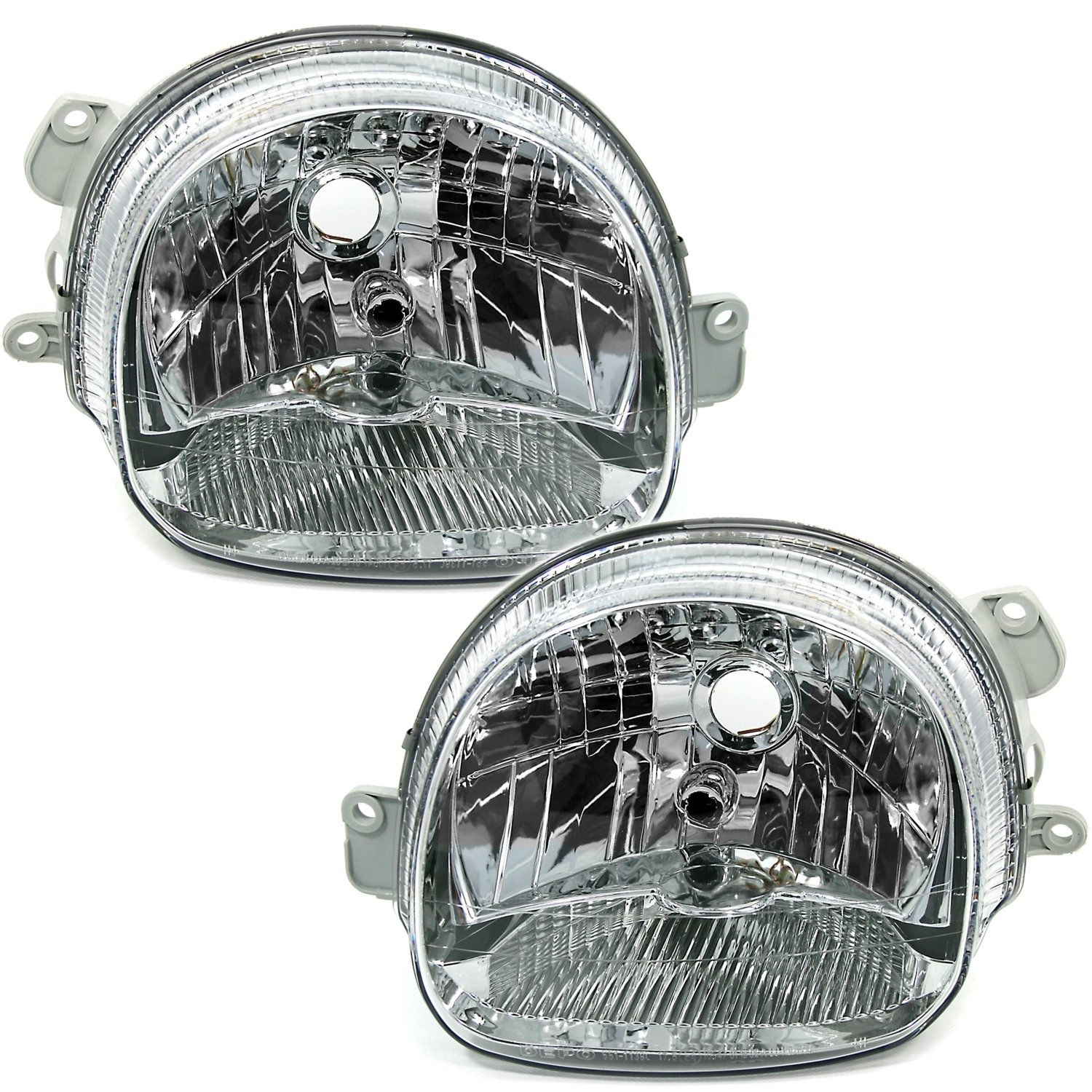 Depo Scheinwerfer Set Klarglas Chrom Facelift Optik H4 Halogen Depo Scheinwerfer Set Klarglas Chrom Facelift Optik H4 Halogen von AD Tuning GmbH & Co. KG