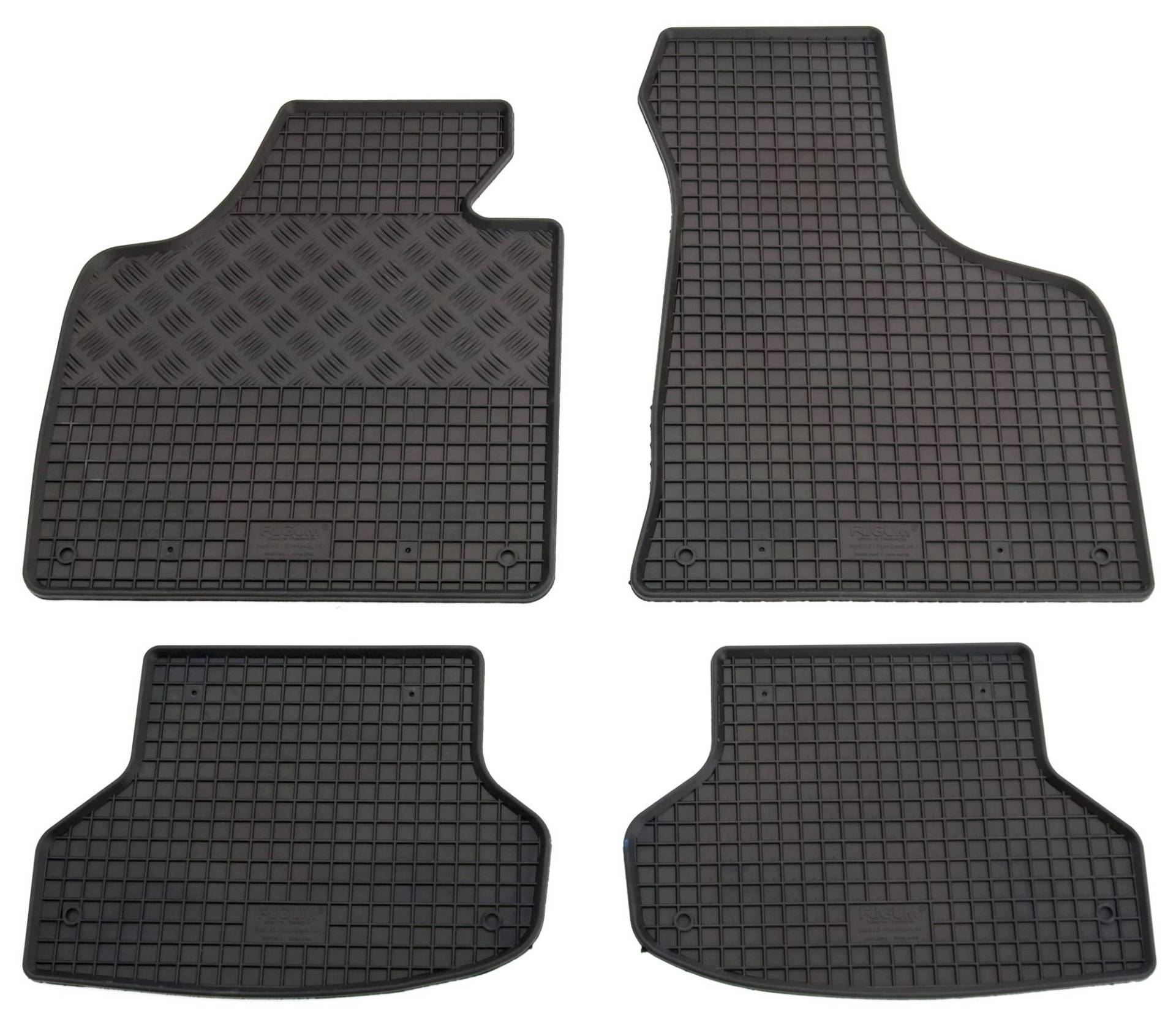 AD Tuning GmbH & Co. KG Gummi Fußmatten Set, 4teilig, Gummifußmatten Gummimatten Matten AD Tuning GmbH & Co. KG Gummi Fußmatten Set, 4teilig, Gummifußmatten Gummimatten Matten von AD Tuning GmbH & Co. KG