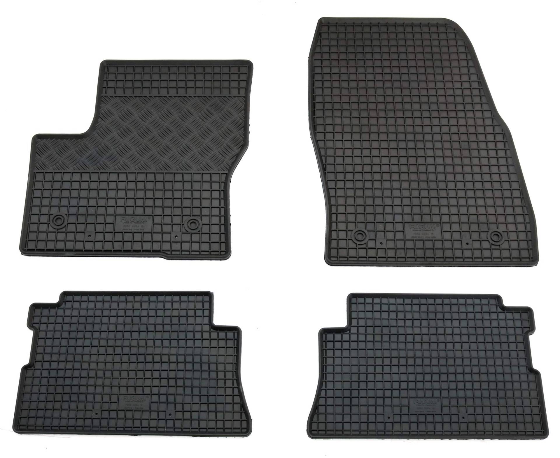 Gummi Fußmatten Set, 4teilig, Gummifußmatten Gummimatten Matten Gummi Fußmatten Set, 4teilig, Gummifußmatten Gummimatten Matten von AD Tuning GmbH & Co. KG