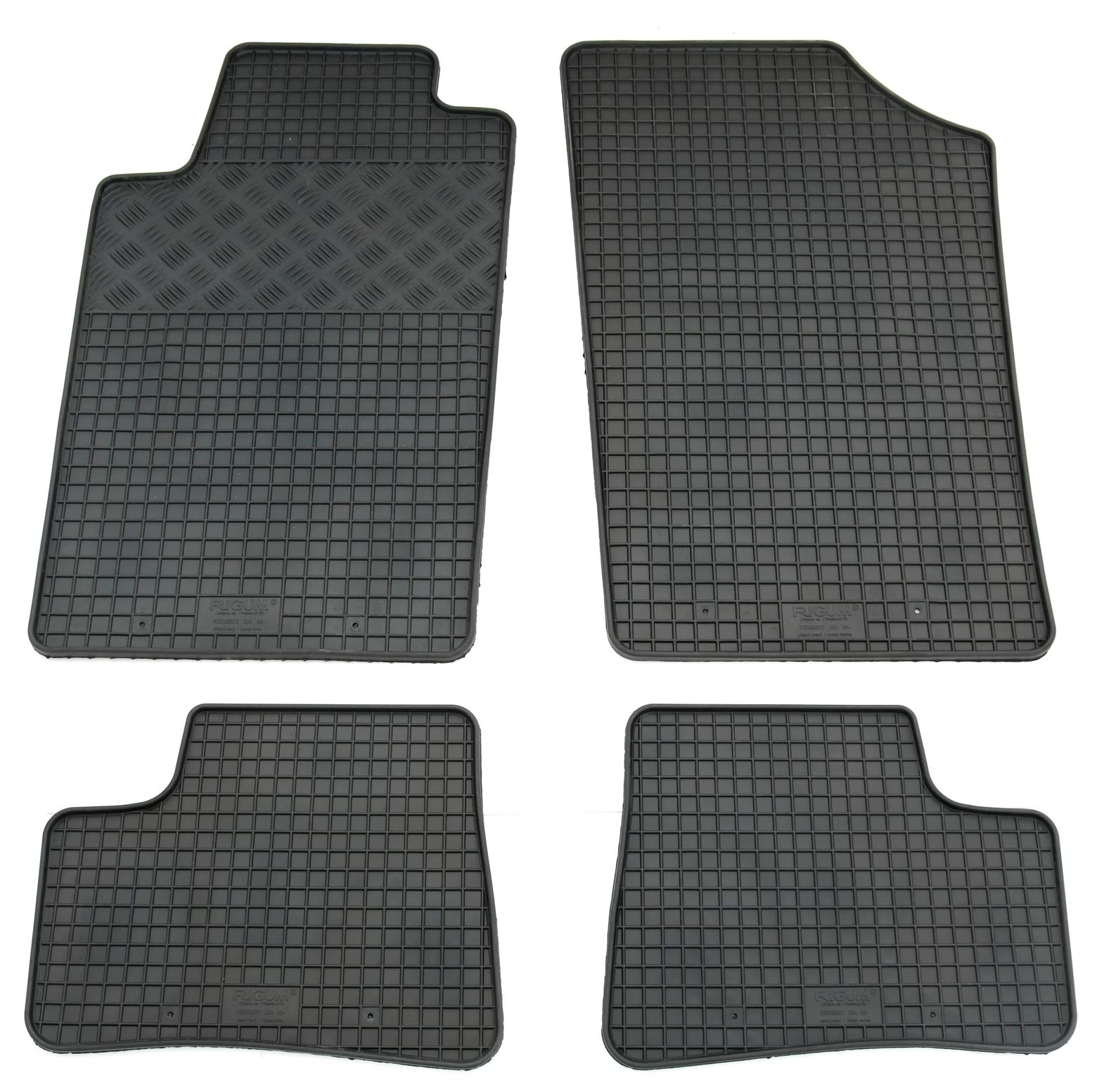Gummi Fußmatten Set, 4teilig, Gummifußmatten Gummimatten Matten Gummi Fußmatten Set, 4teilig, Gummifußmatten Gummimatten Matten von AD Tuning GmbH & Co. KG