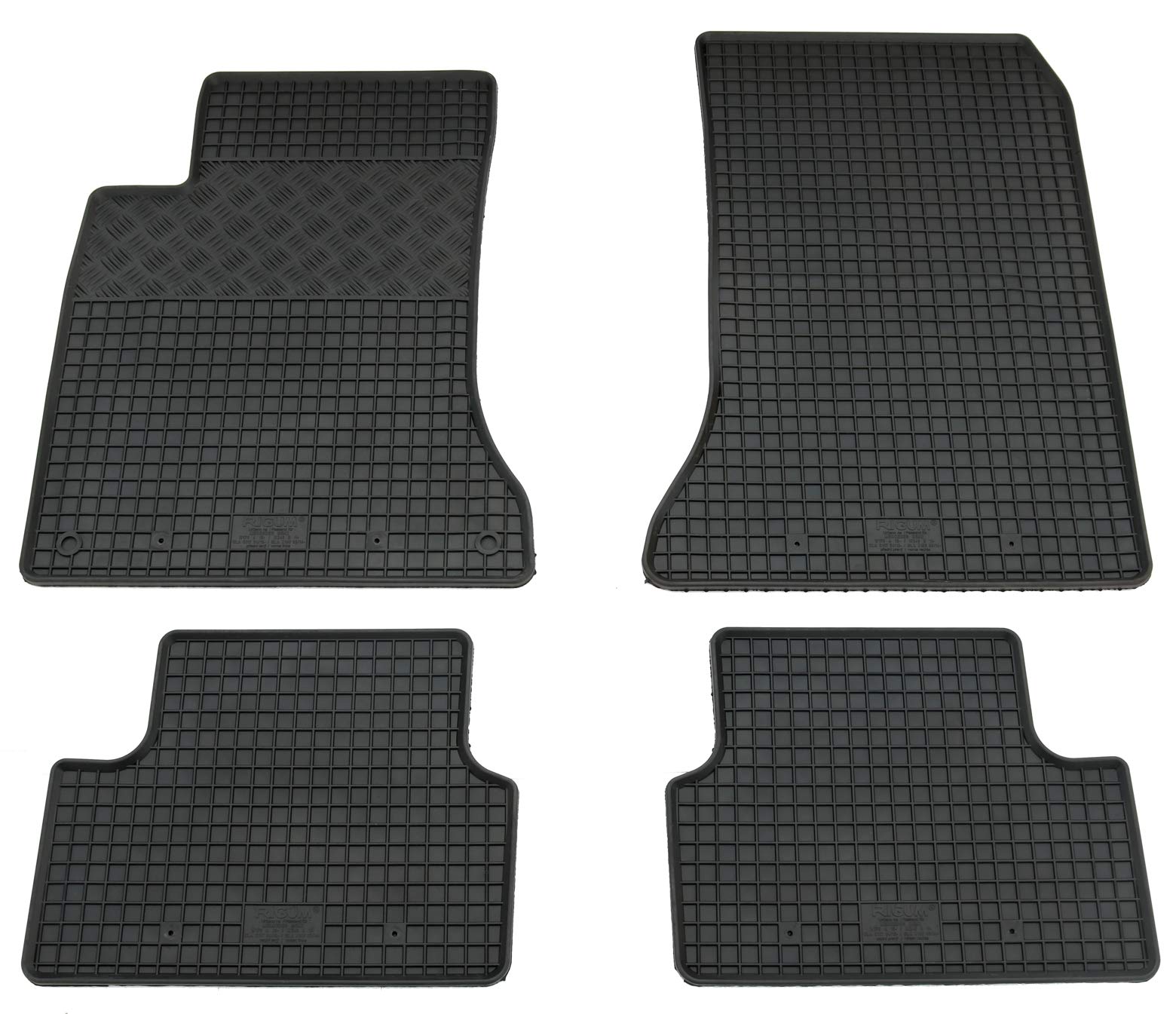 AD Tuning GmbH & Co. KG Gummi Fußmatten Set, 4teilig, Gummifußmatten Gummimatten Matten AD Tuning GmbH & Co. KG Gummi Fußmatten Set, 4teilig, Gummifußmatten Gummimatten Matten von AD Tuning GmbH & Co. KG