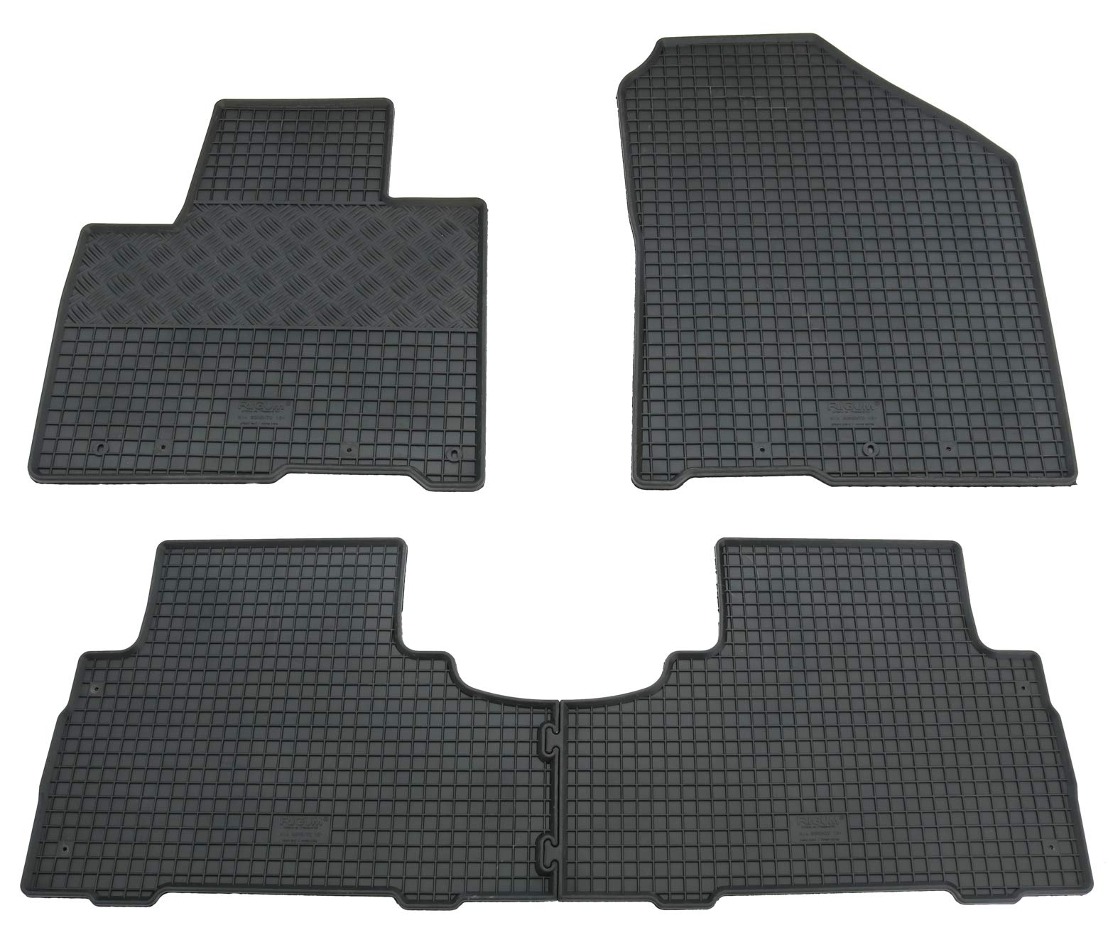 Gummi Fußmatten Set, 4teilig, Gummifußmatten Gummimatten Matten Gummi Fußmatten Set, 4teilig, Gummifußmatten Gummimatten Matten von AD Tuning GmbH & Co. KG