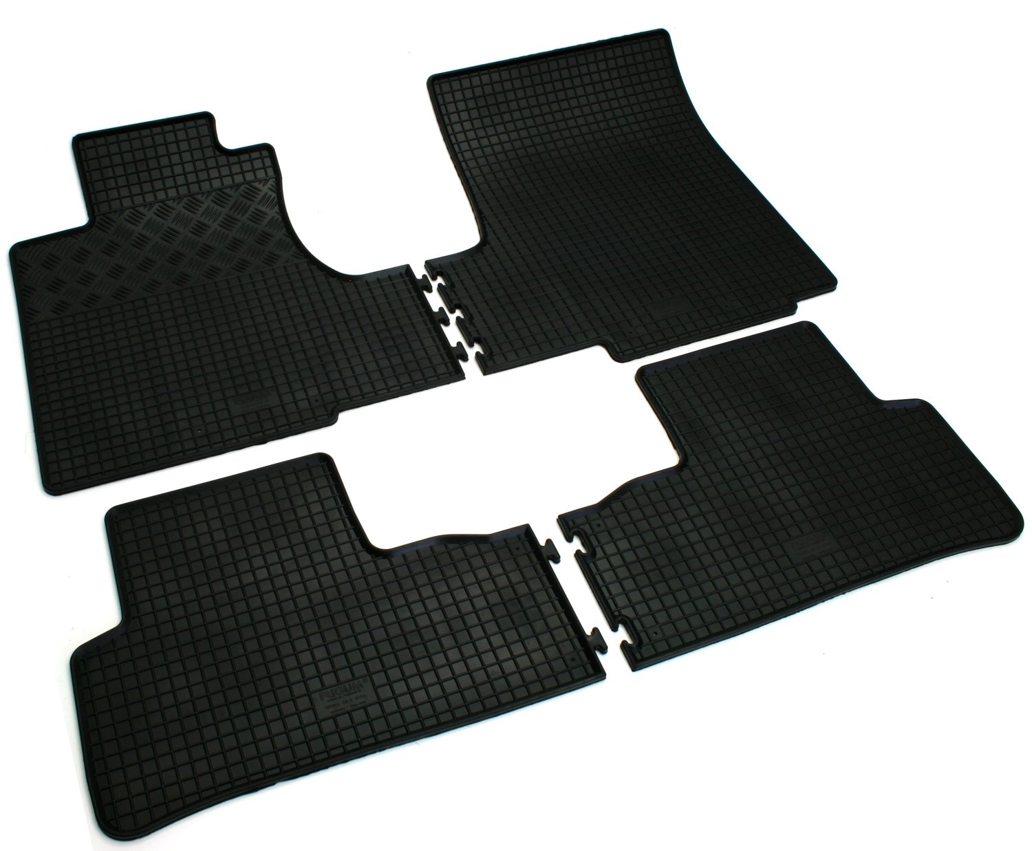Gummi Fußmatten Set, 4teilig, Gummifußmatten Gummimatten Matten Gummi Fußmatten Set, 4teilig, Gummifußmatten Gummimatten Matten von AD Tuning GmbH & Co. KG