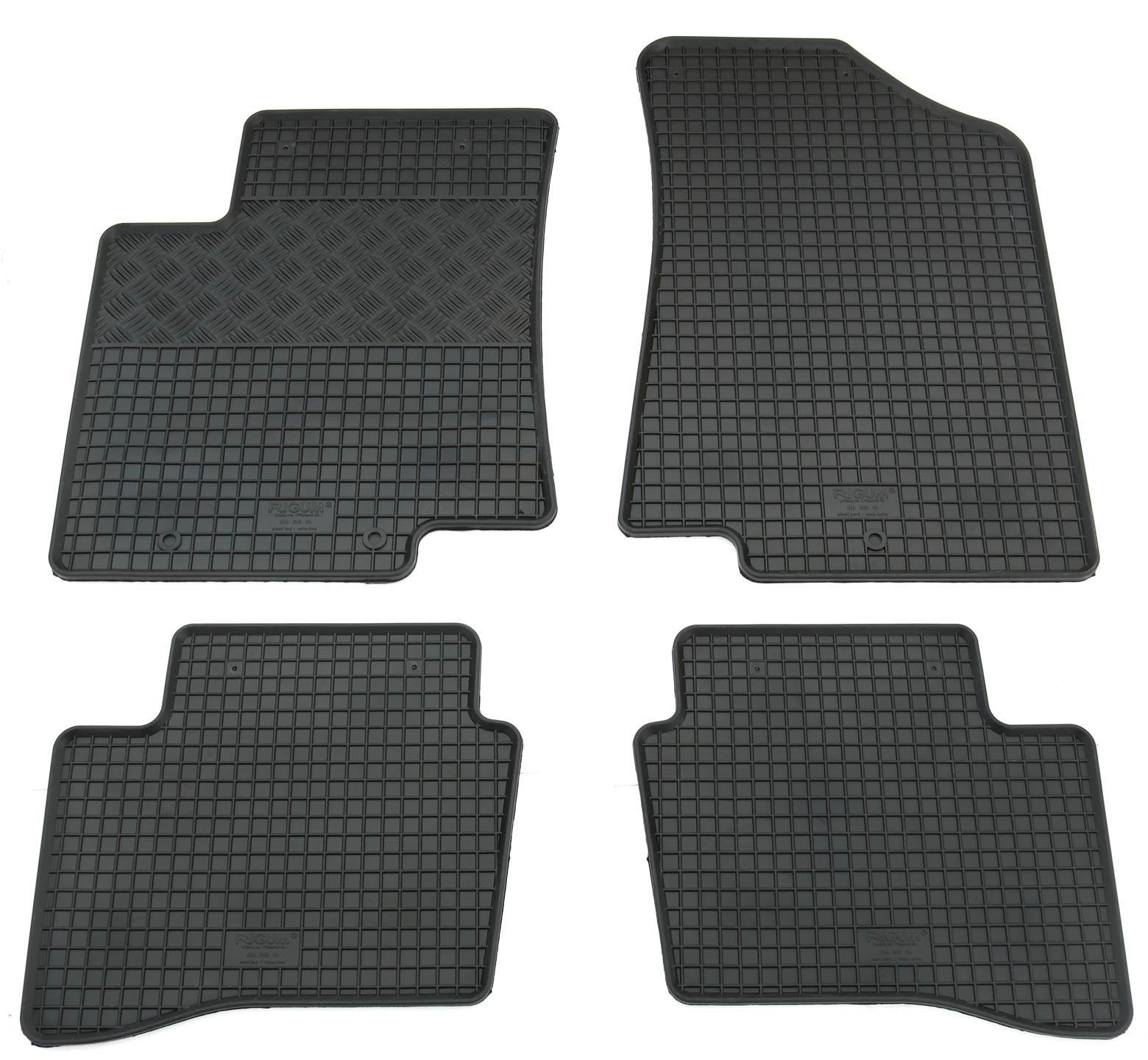 Gummi Fußmatten Set, 4teilig, Gummifußmatten Gummimatten Matten Gummi Fußmatten Set, 4teilig, Gummifußmatten Gummimatten Matten von AD Tuning GmbH & Co. KG