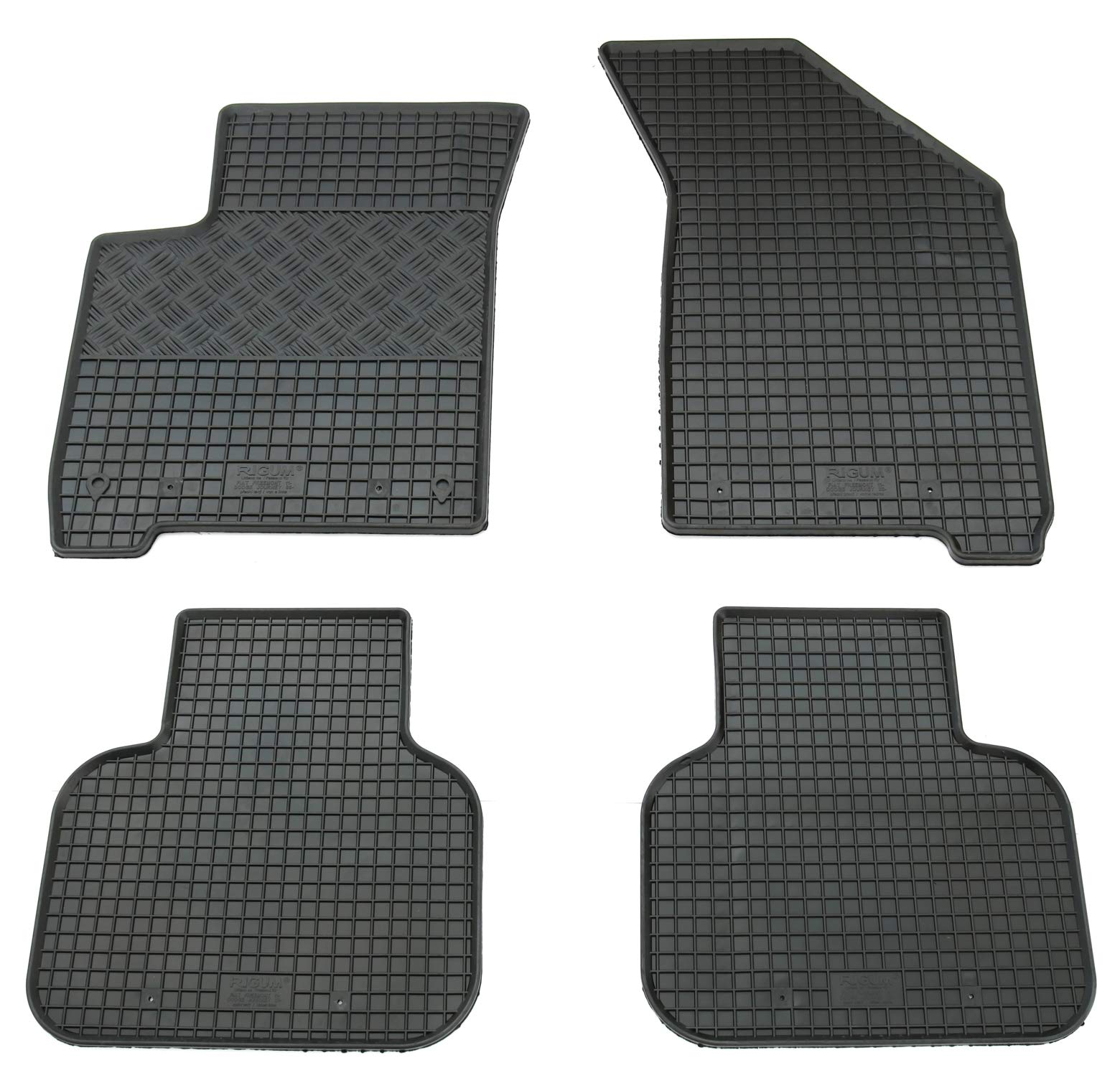 Gummi Fußmatten Set, 4teilig, Gummifußmatten Gummimatten Matten Gummi Fußmatten Set, 4teilig, Gummifußmatten Gummimatten Matten von AD Tuning GmbH & Co. KG