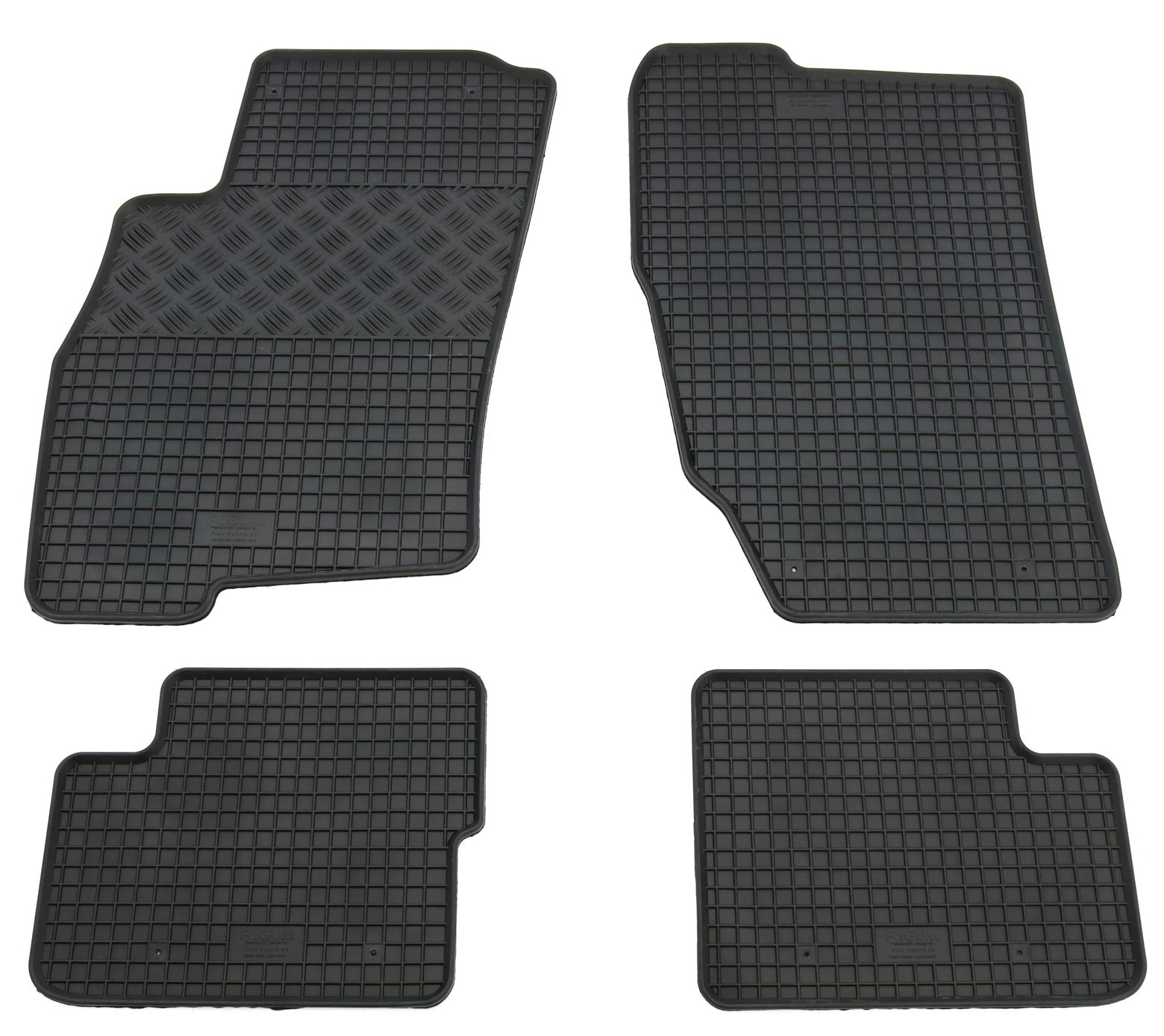 Gummi Fußmatten Set, 4teilig, Gummifußmatten Gummimatten Matten Gummi Fußmatten Set, 4teilig, Gummifußmatten Gummimatten Matten von AD Tuning GmbH & Co. KG
