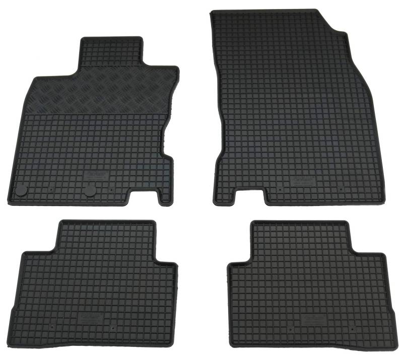 Gummi Fußmatten Set, 4teilig, Gummifußmatten Gummimatten Matten von AD Tuning GmbH & Co. KG