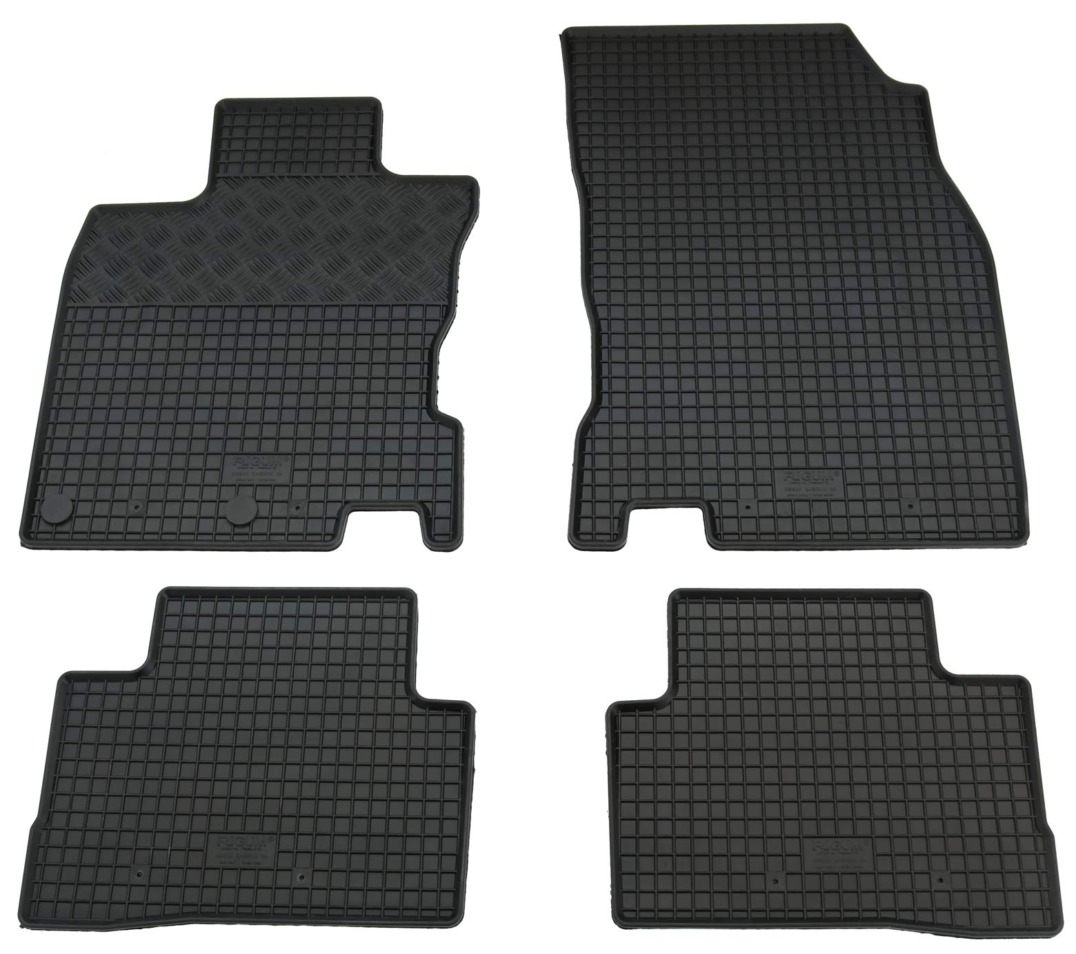 Gummi Fußmatten Set, 4teilig, Gummifußmatten Gummimatten Matten Gummi Fußmatten Set, 4teilig, Gummifußmatten Gummimatten Matten von AD Tuning GmbH & Co. KG