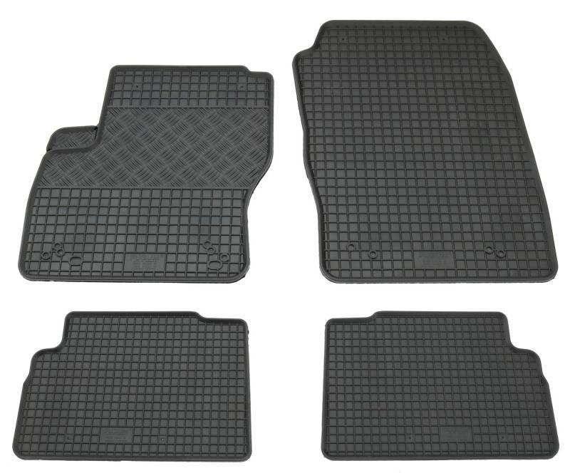 Gummi Fußmatten Set, 4teilig, Gummifußmatten Gummimatten Matten von AD Tuning GmbH & Co. KG