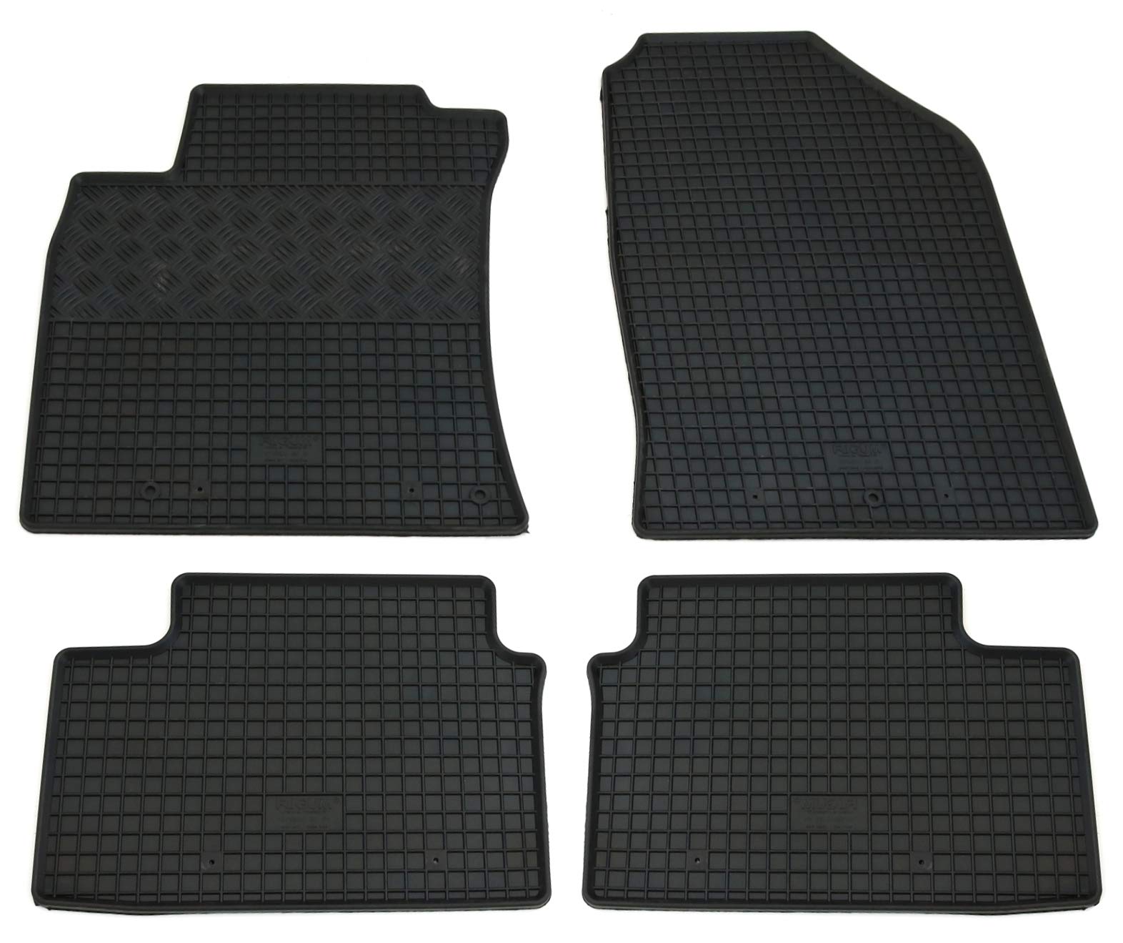 Gummi Fußmatten Set, 4teilig, Gummifußmatten Gummimatten Matten Gummi Fußmatten Set, 4teilig, Gummifußmatten Gummimatten Matten von AD Tuning GmbH & Co. KG
