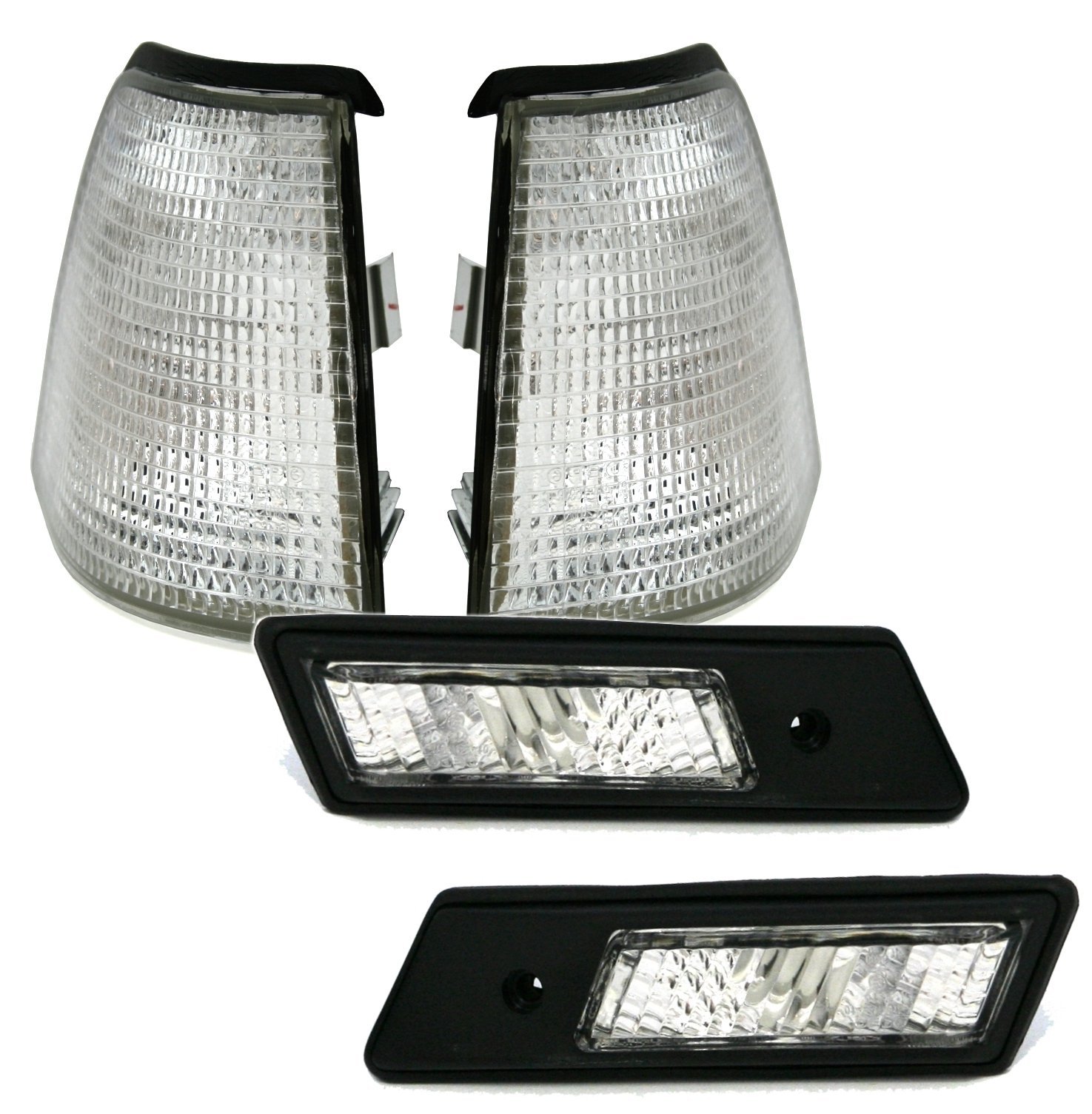 Depo Frontblinker + Seitenblinker Set in Weiß Silber Blinker Depo Frontblinker + Seitenblinker Set in Weiß Silber Blinker von AD Tuning GmbH & Co. KG