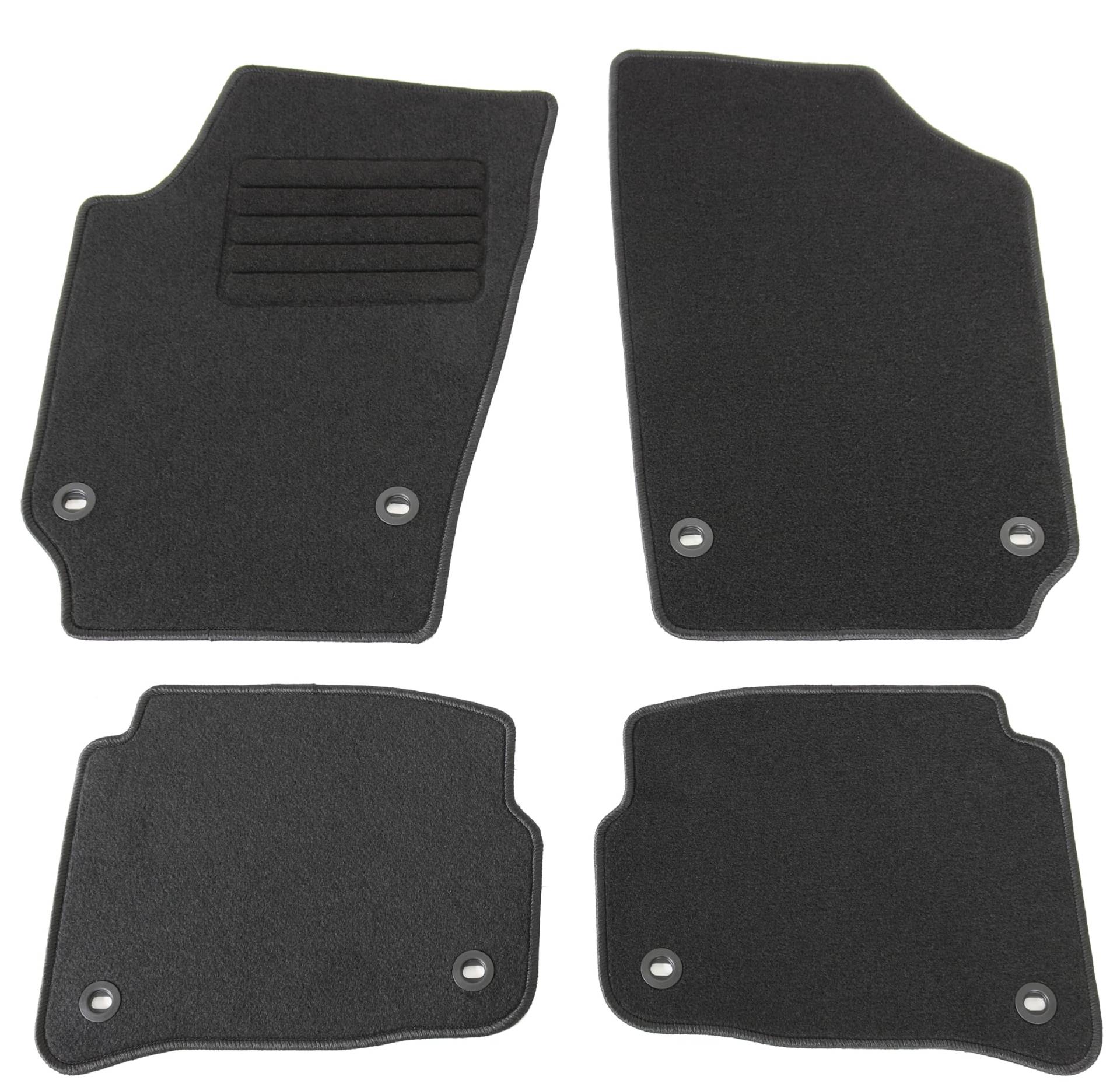 AD Tuning GmbH HG10698 Velours Passform Fußmatten Set, Schwarz AD Tuning GmbH HG10698 Velours Passform Fußmatten Set, Schwarz von AD Tuning