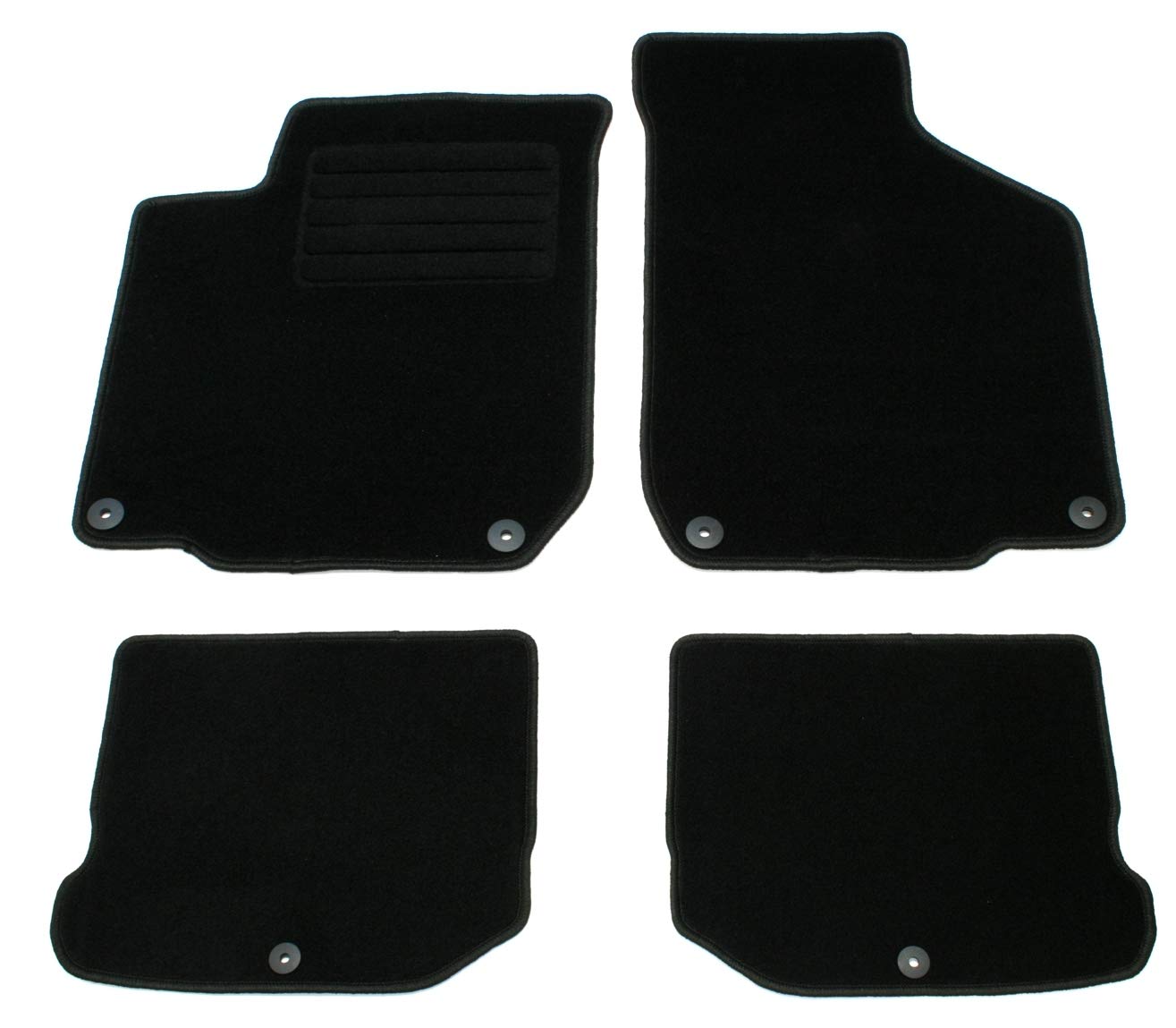 AD Tuning HG3579 Velours Fußmatten Set (4-teilig) Schwarz Passform Autoteppiche AD Tuning HG3579 Velours Fußmatten Set (4-teilig) Schwarz Passform Autoteppiche von AD Tuning GmbH & Co. KG