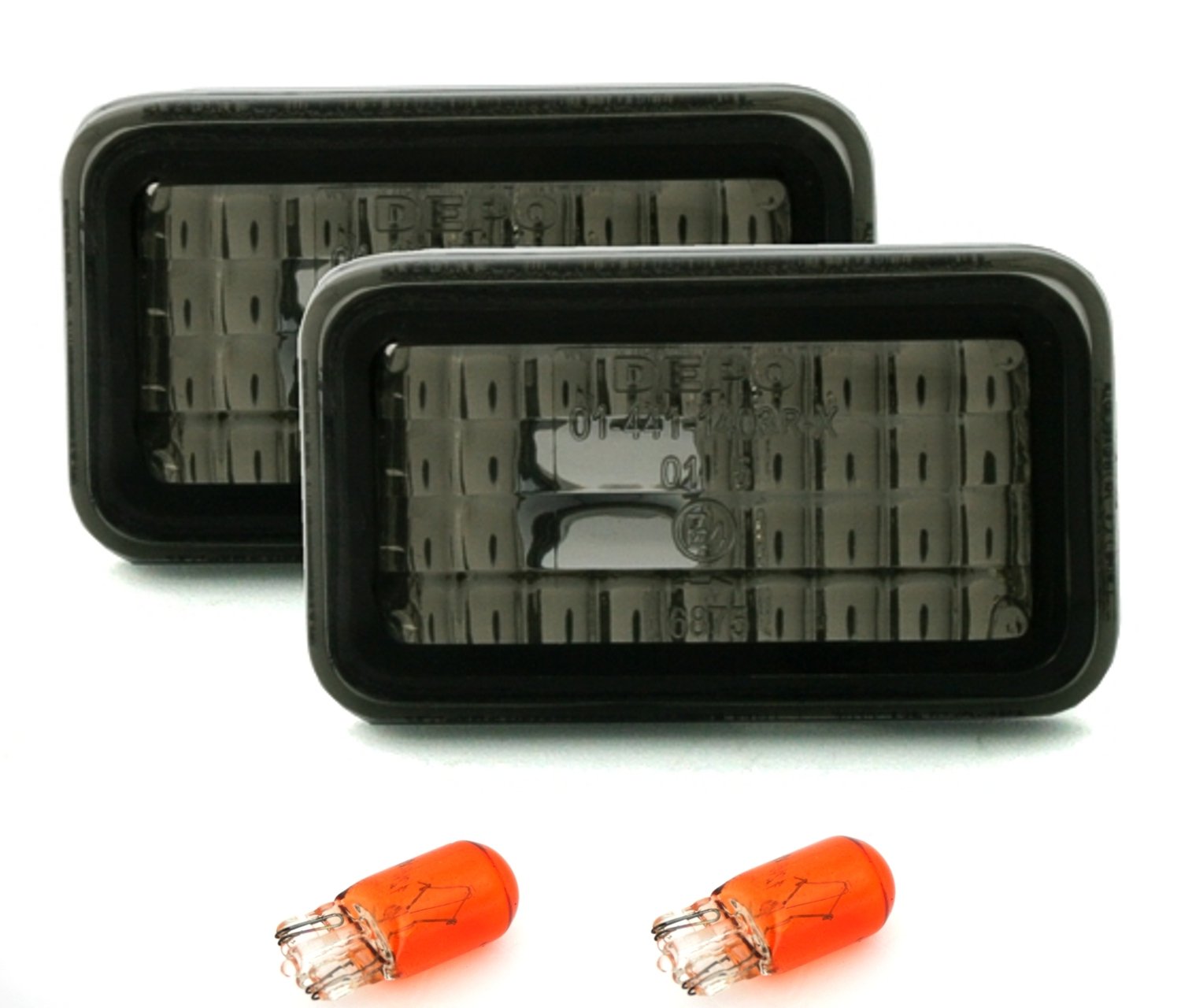 Depo Seitenblinker Set in Crystal Klarglas Smoke Blinker von AD Tuning GmbH & Co. KG
