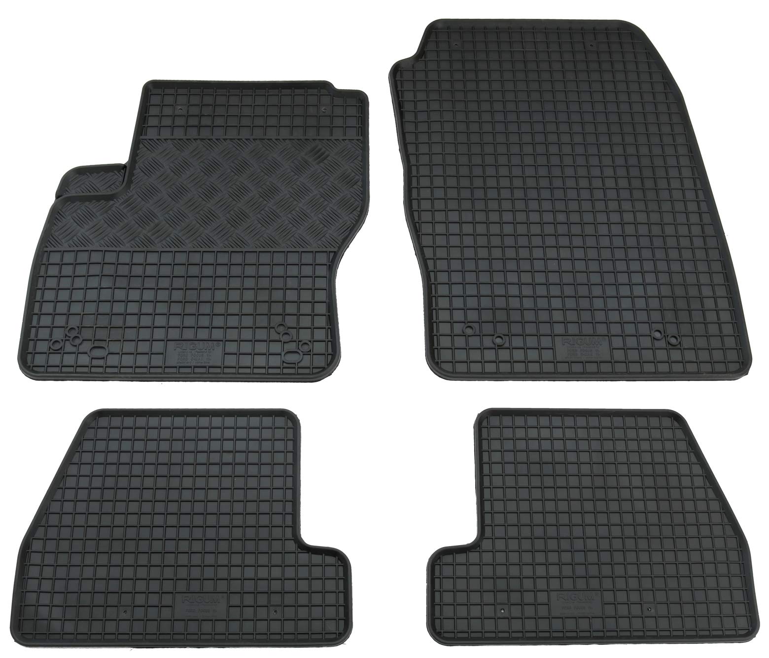 Gummi Fußmatten Set, 4teilig, Gummifußmatten Gummimatten Matten Gummi Fußmatten Set, 4teilig, Gummifußmatten Gummimatten Matten von AD Tuning GmbH & Co. KG