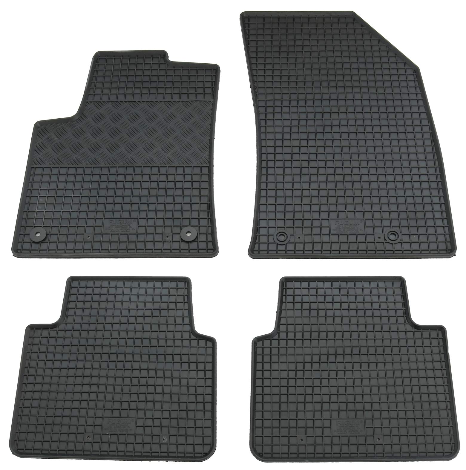 Gummi Fußmatten Set, 4teilig, Gummifußmatten Gummimatten Gummi Fußmatten Set, 4teilig, Gummifußmatten Gummimatten von AD Tuning GmbH & Co. KG