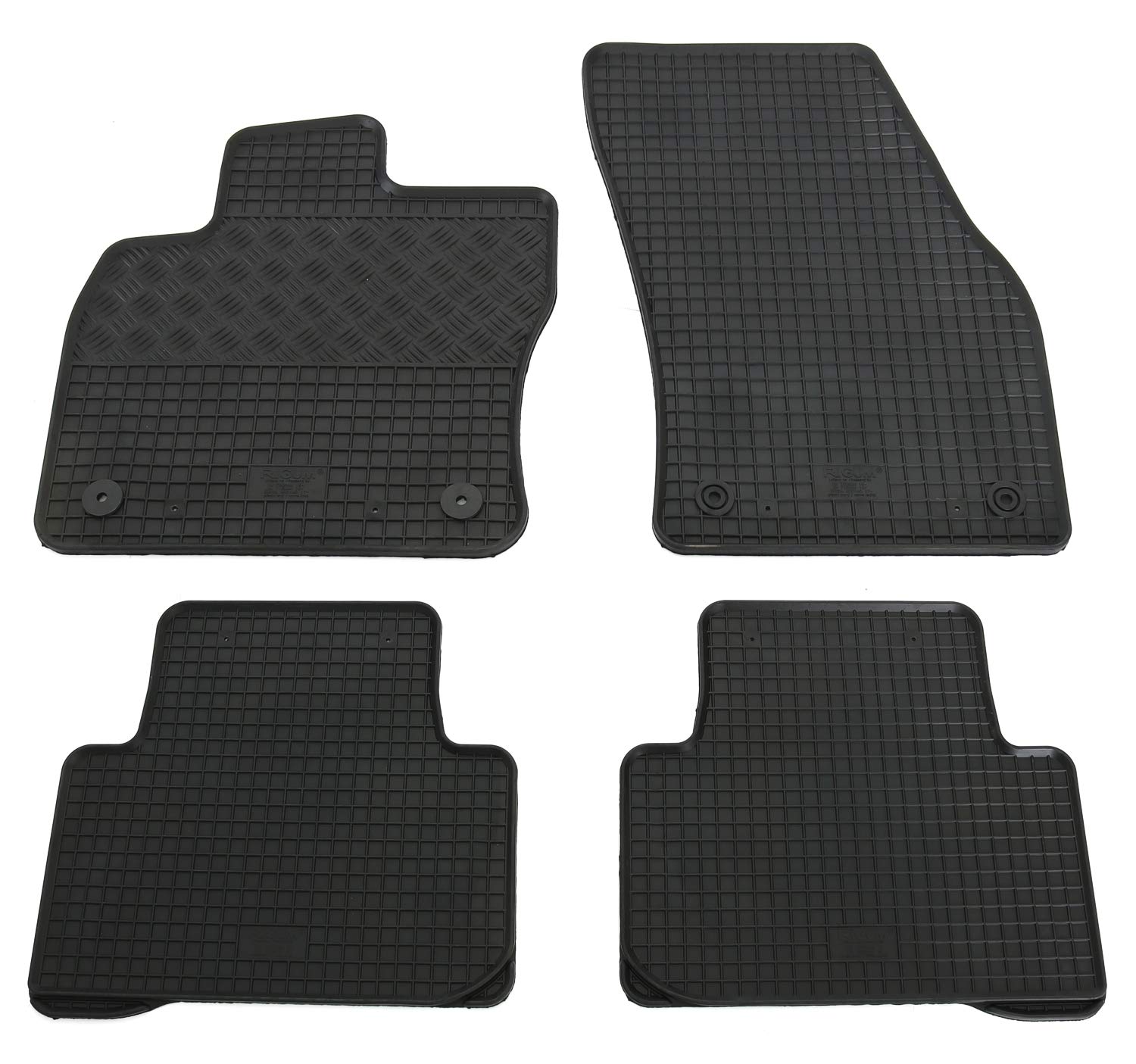 Gummi Fußmatten Set, 4teilig, Gummifußmatten Gummimatten Matten Gummi Fußmatten Set, 4teilig, Gummifußmatten Gummimatten Matten von AD Tuning GmbH & Co. KG