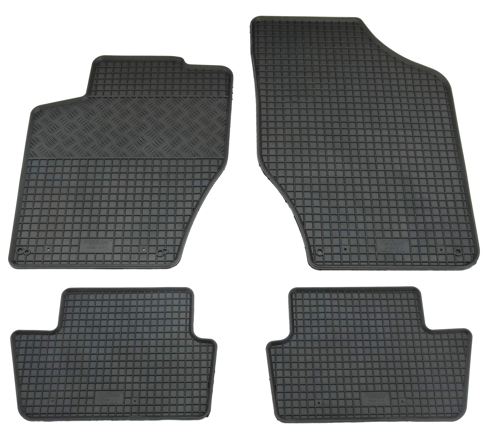 Gummi Fußmatten Set, 4teilig, Gummifußmatten Gummimatten Matten Gummi Fußmatten Set, 4teilig, Gummifußmatten Gummimatten Matten von AD Tuning GmbH & Co. KG