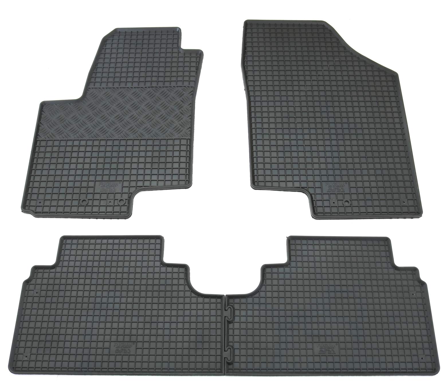Gummi Fußmatten Set, 4teilig, Gummifußmatten Gummimatten Matten Gummi Fußmatten Set, 4teilig, Gummifußmatten Gummimatten Matten von AD Tuning GmbH & Co. KG
