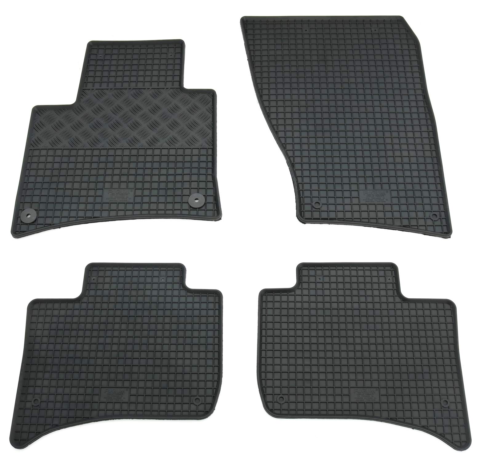Gummi Fußmatten Set, 4teilig, Gummifußmatten Gummimatten Matten Gummi Fußmatten Set, 4teilig, Gummifußmatten Gummimatten Matten von AD Tuning GmbH & Co. KG