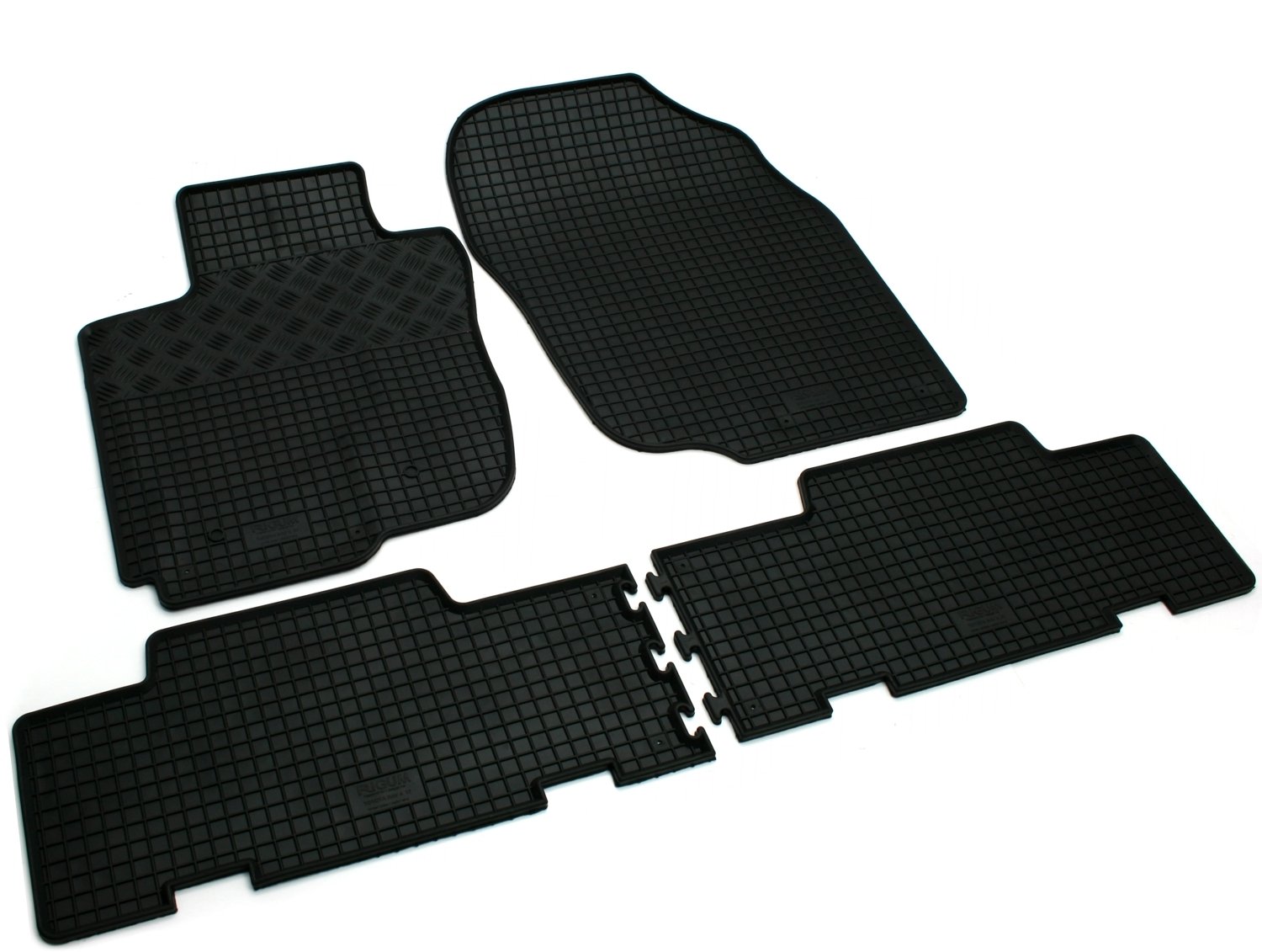 Gummi Fußmatten Set, 4teilig, Gummifußmatten Gummimatten Matten Gummi Fußmatten Set, 4teilig, Gummifußmatten Gummimatten Matten von AD Tuning GmbH & Co. KG