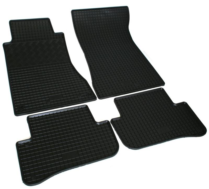 AD Tuning GmbH & Co. KG Gummi Fußmatten Set, 4teilig, Gummifußmatten Gummimatten Matten von AD Tuning GmbH & Co. KG
