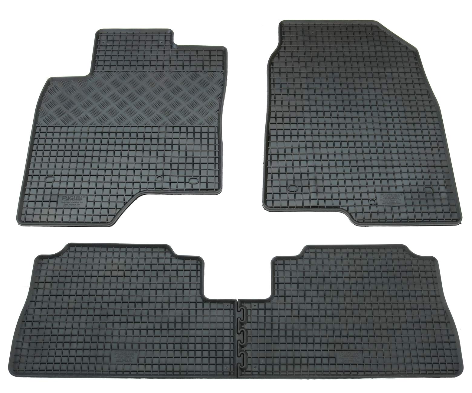 Gummi Fußmatten Set, 4teilig, Gummifußmatten Gummimatten Matten Gummi Fußmatten Set, 4teilig, Gummifußmatten Gummimatten Matten von AD Tuning GmbH & Co. KG