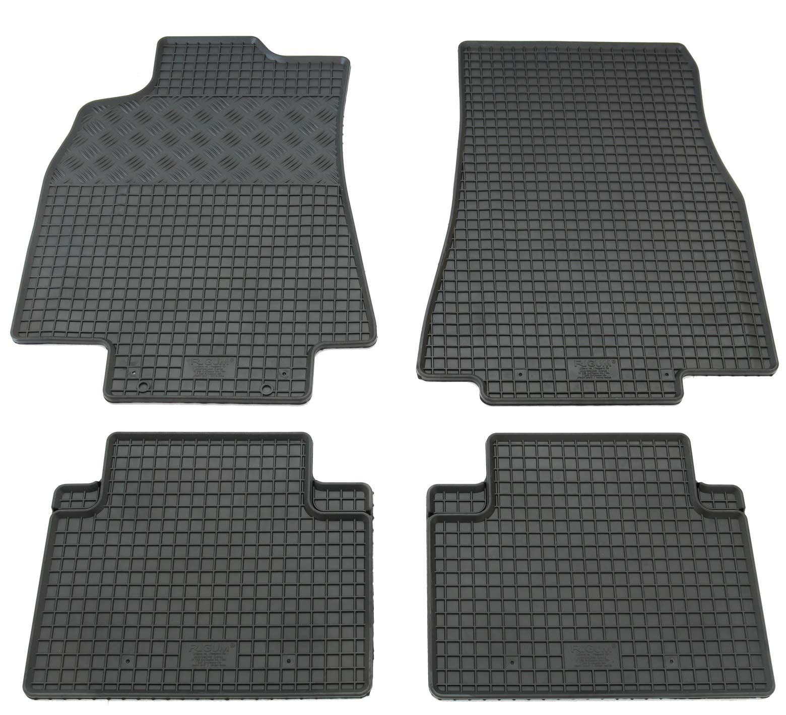 Gummi Fußmatten Set, 4teilig, Gummifußmatten Gummimatten Matten Gummi Fußmatten Set, 4teilig, Gummifußmatten Gummimatten Matten von AD Tuning GmbH & Co. KG