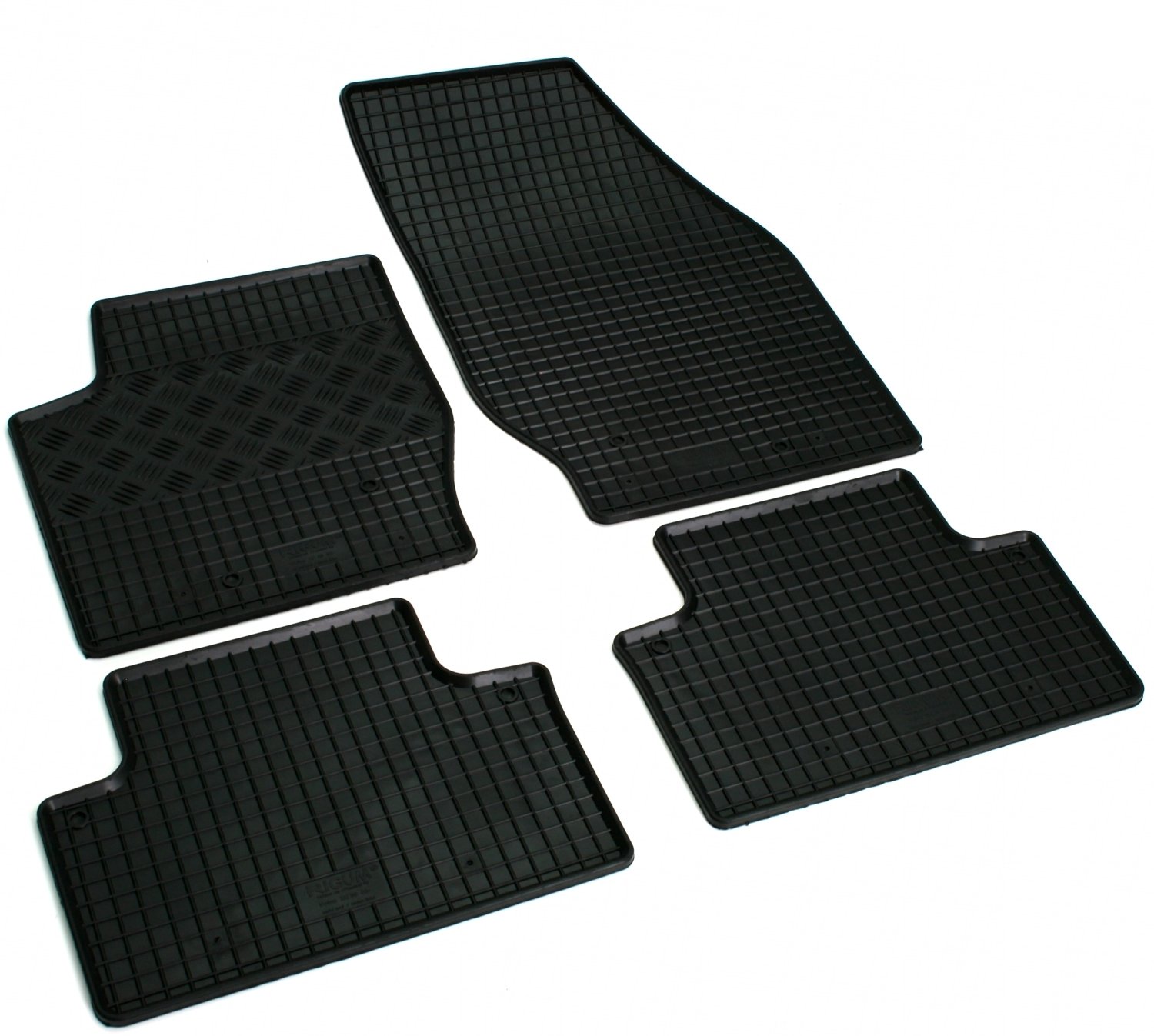 Gummi Fußmatten Set, 4teilig, Gummifußmatten Gummimatten Matten Gummi Fußmatten Set, 4teilig, Gummifußmatten Gummimatten Matten von AD Tuning GmbH & Co. KG