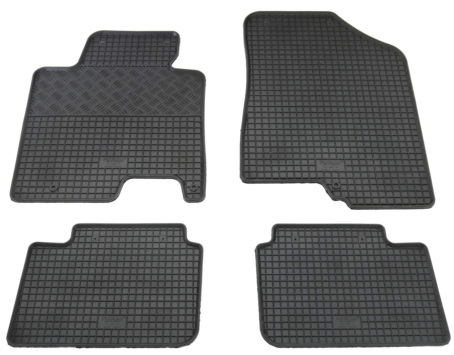 Gummi Fußmatten Set, 4teilig, Gummifußmatten Gummimatten Matten Gummi Fußmatten Set, 4teilig, Gummifußmatten Gummimatten Matten von AD Tuning GmbH & Co. KG