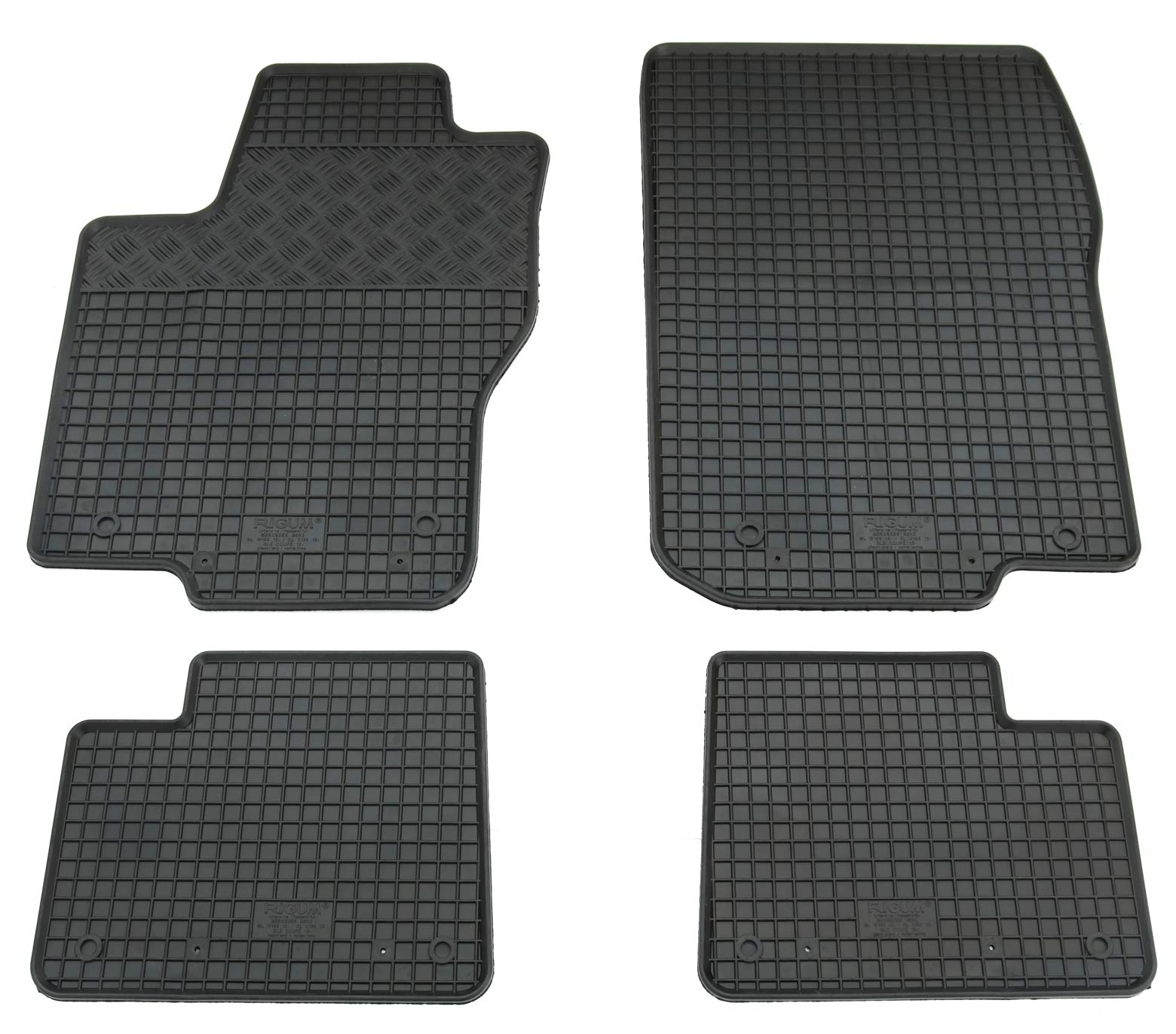 Gummi Fußmatten Set, 4teilig, Gummifußmatten Gummimatten Matten Gummi Fußmatten Set, 4teilig, Gummifußmatten Gummimatten Matten von AD Tuning GmbH & Co. KG