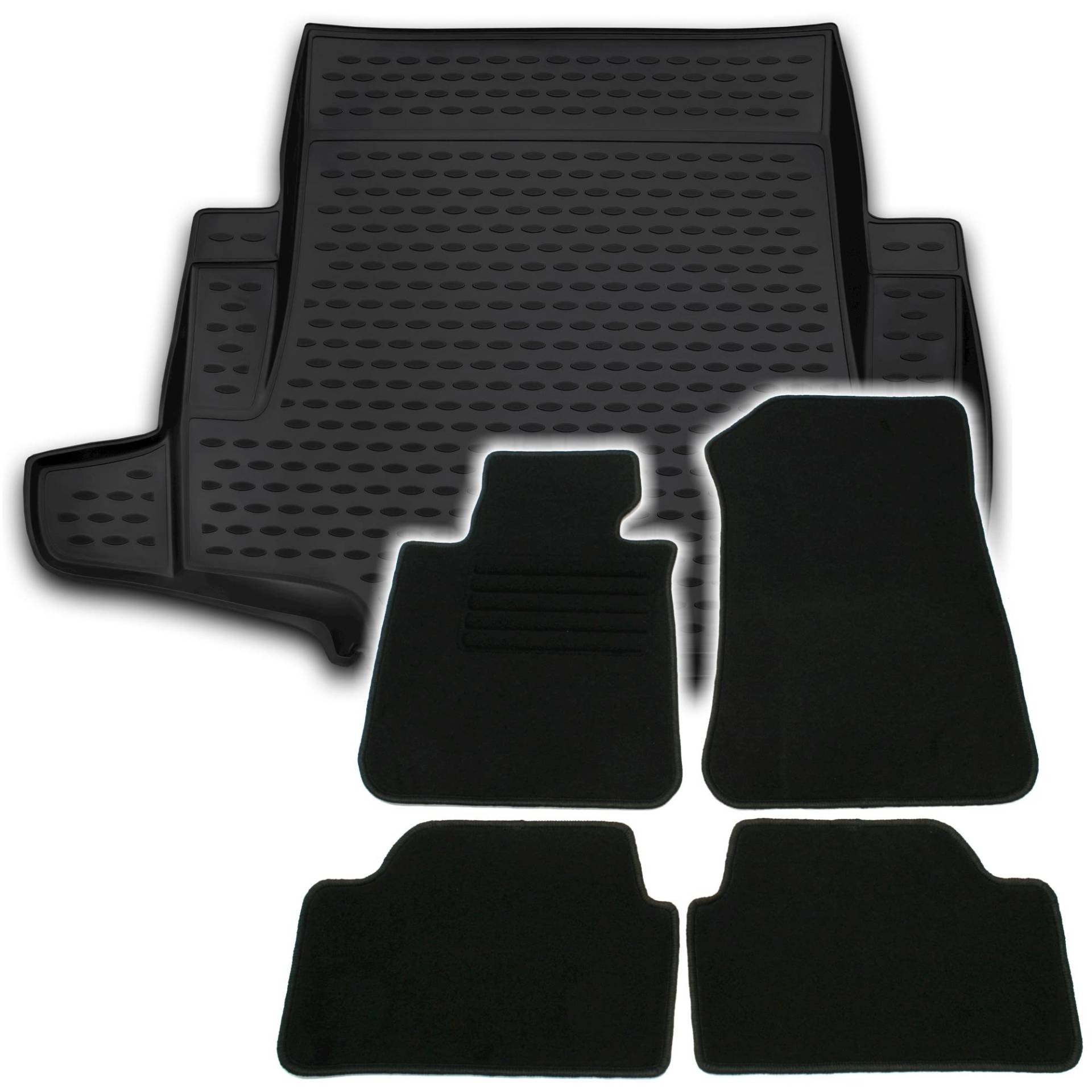 AD Tuning TM12001+HG10228 Gummi Kofferraumwanne Velours Fußmatten Set AD Tuning TM12001+HG10228 Gummi Kofferraumwanne Velours Fußmatten Set von AD Tuning GmbH & Co. KG