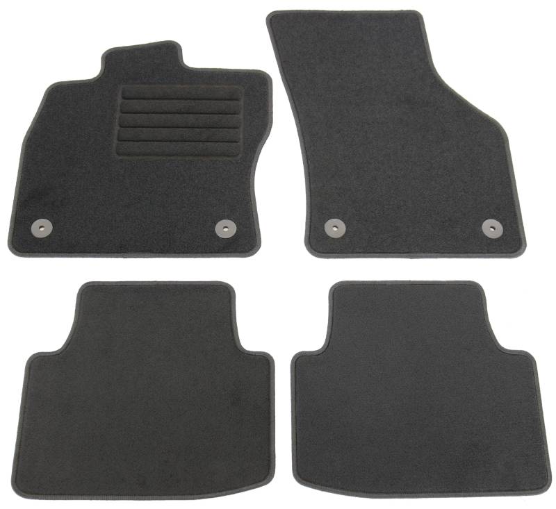 AD Tuning HG15446 Fußmatten Set (4-teilig) Autoteppiche mit 100% Passform von AD Tuning GmbH & Co. KG