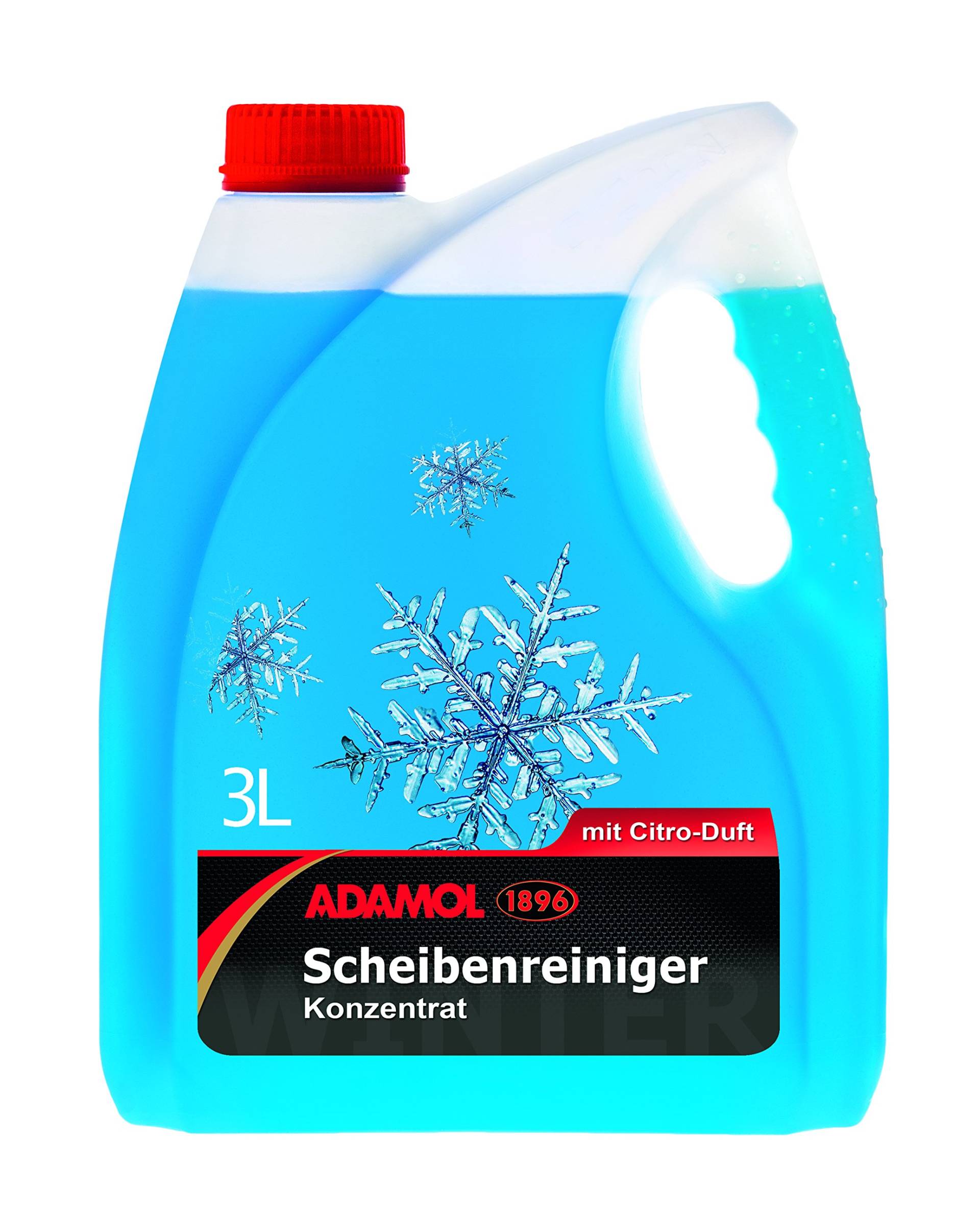 ADAMOL 1896 01260735 Scheibenfrostschutz Konzentrat mit Citrus-Duft, 3 L von ADAMOL 1896