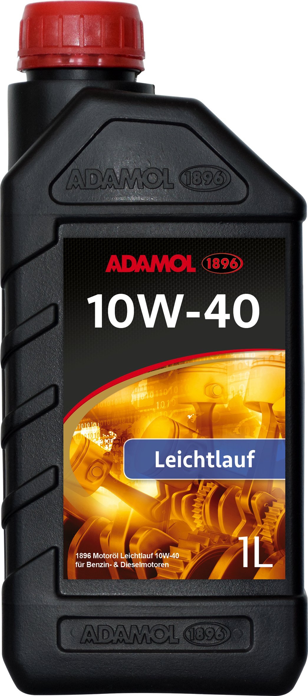 ADAMOL 1896 Motorenöl 10W-40 Leichtlauf, 1 Liter von ADAMOL 1896