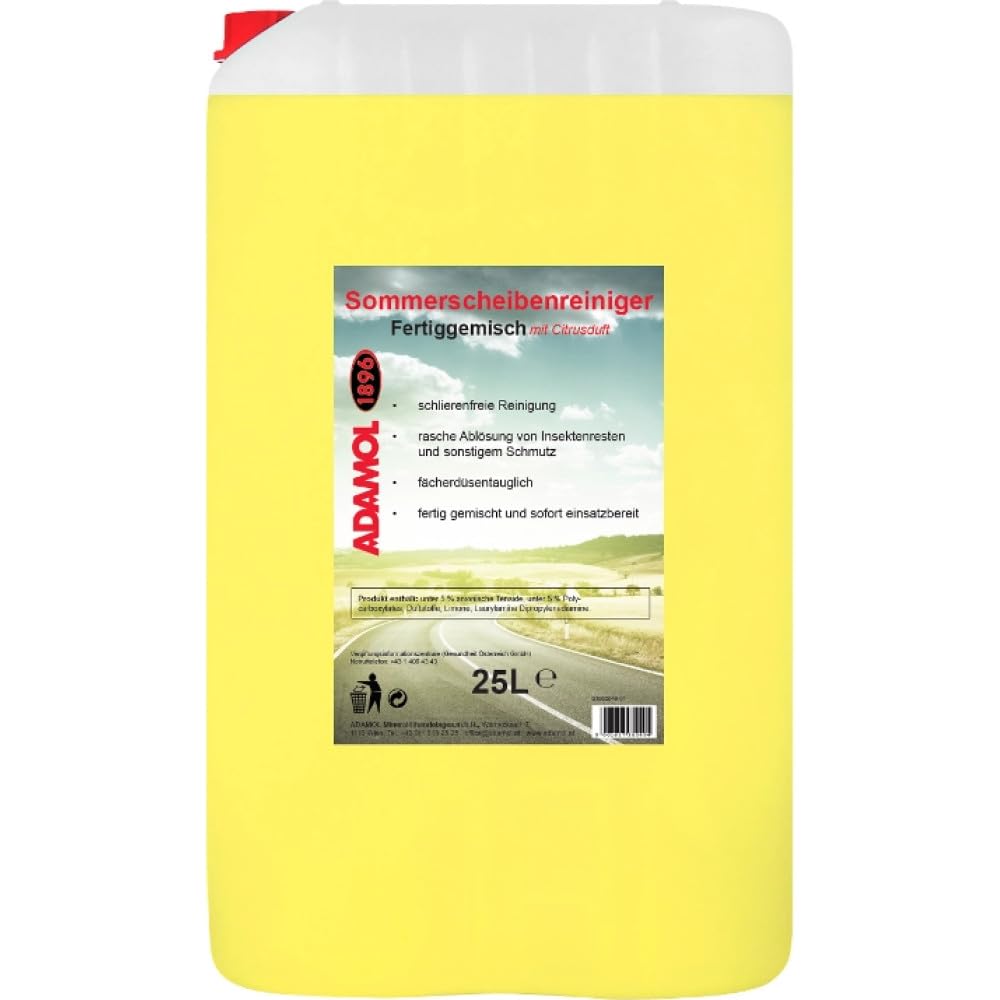 ADAMOL | Adamol ScheibenReiniger Sommer Fertigmischung Citrus 25L | 1960549 von ADAMOL