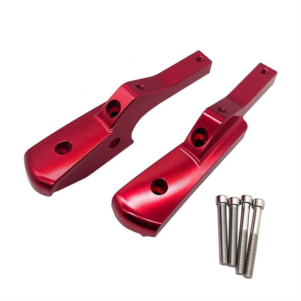 ADBEN Dekoratives Zubehör Für Vespa GTS300 GTS 300 2013-2023 GTS300 Motorrad Beifahrer Hinten Fußstützen Fußrastenverlängerungen Erweiterte Fußrasten Zubehör (Color : 3) von ADBEN